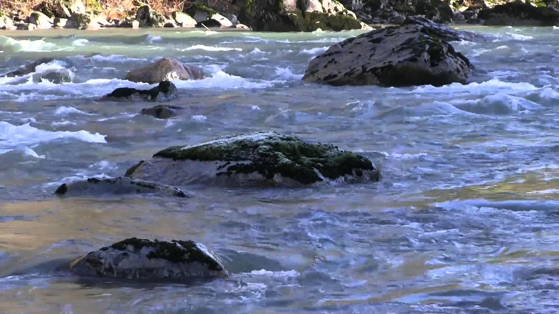 Flowing River 1080p HD Without Music - YouTube