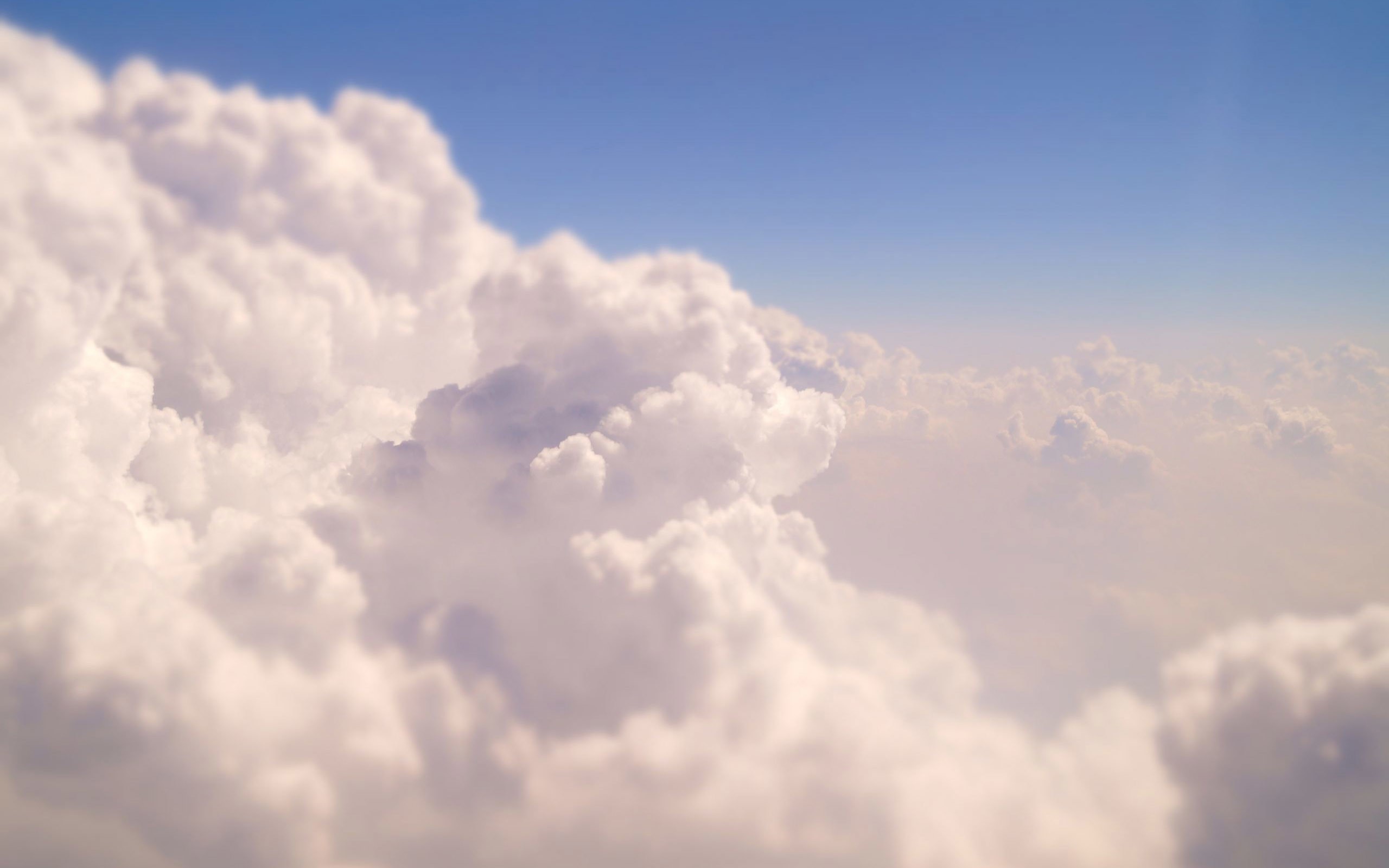 Nature: Fluffy Clouds Cloud Sky 1080p Wallpaper 2560x1600 for HD 16 ...