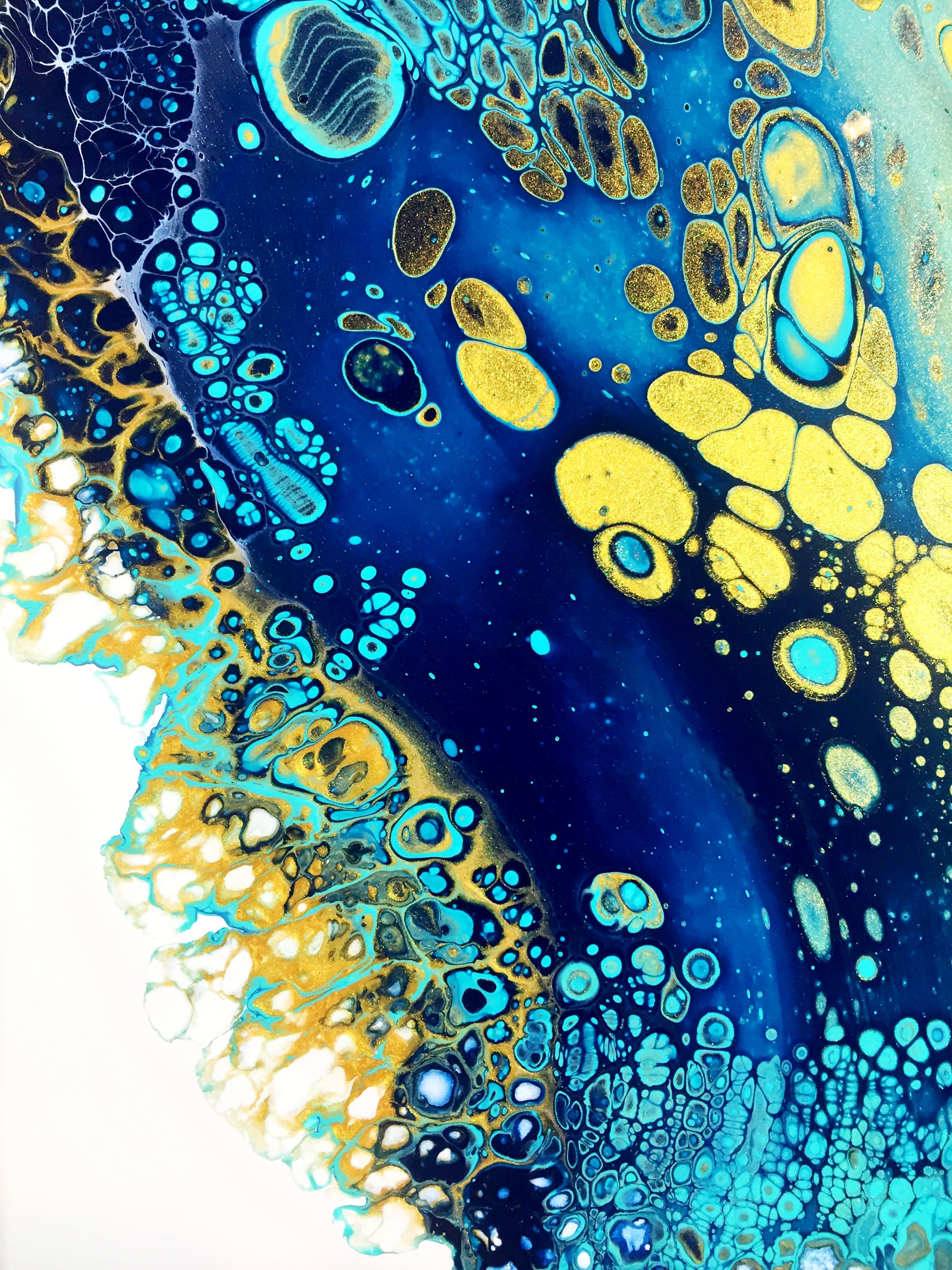 Fluid abstract | 医疗 | Pinterest | Acrylics, Paintings and Resin art
