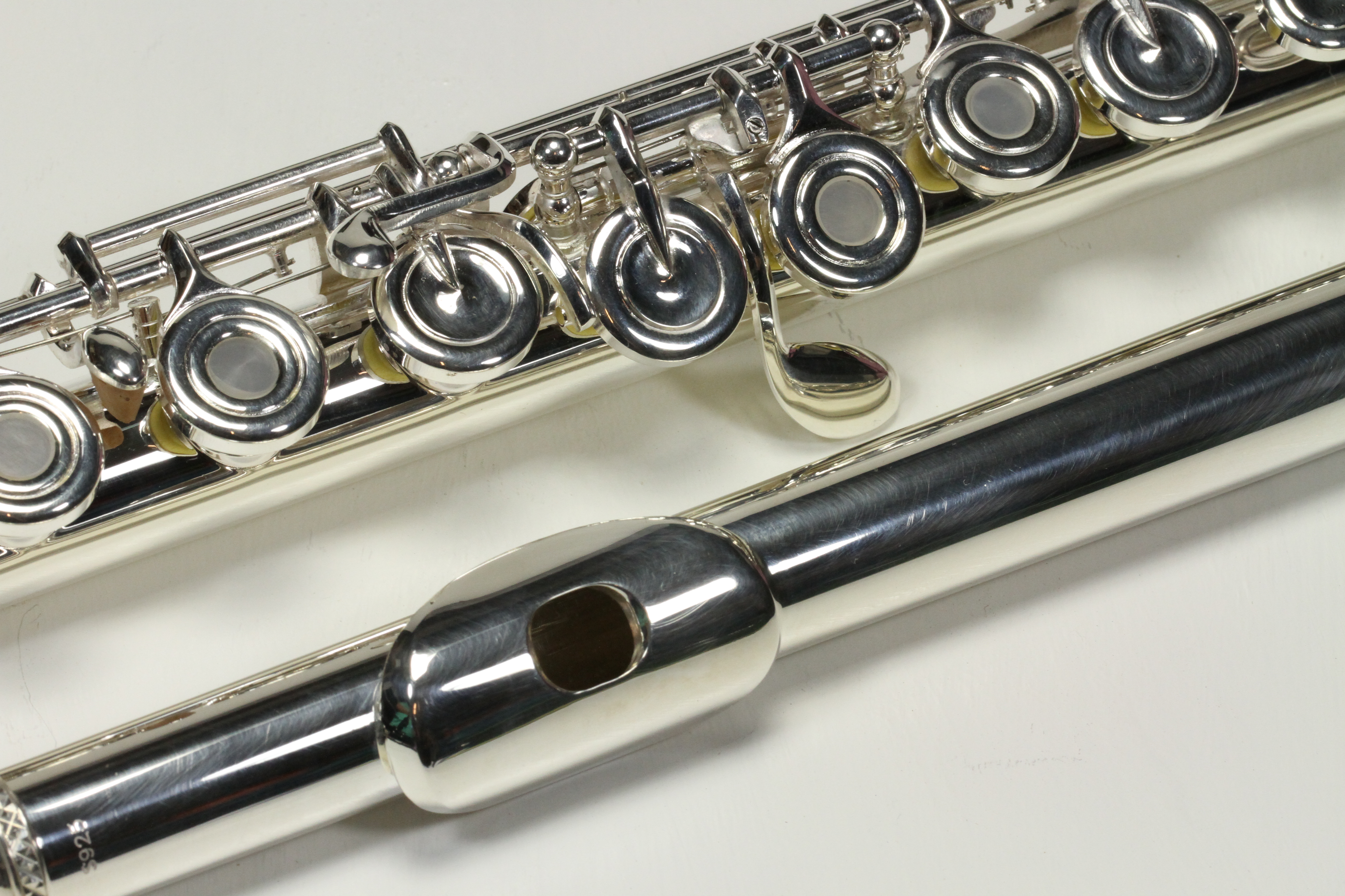 Masterpiece Solid Silver Flute with Open Holes & B Foot Joint | eBay