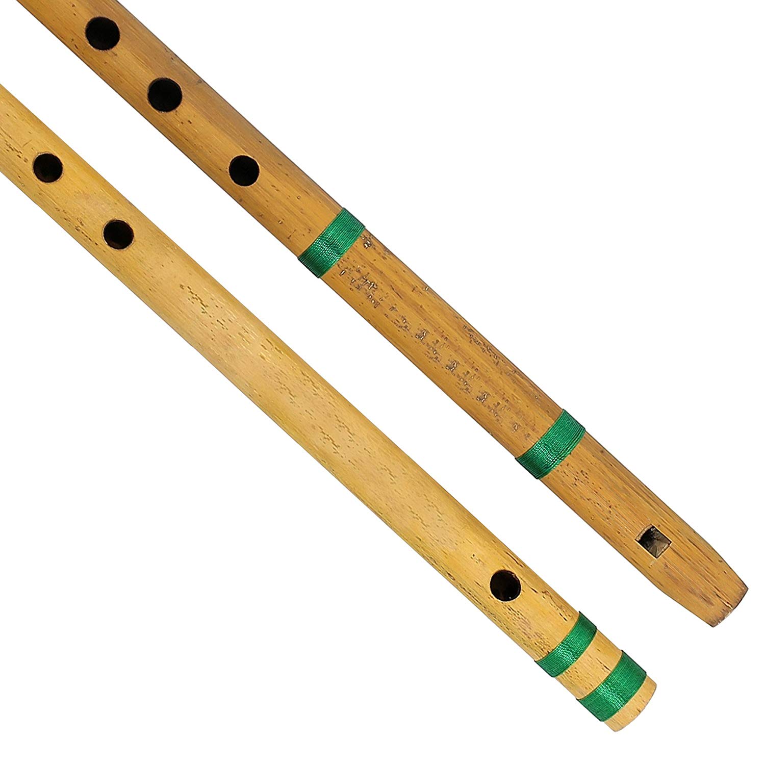 Amazon.com: Indian Bamboo Flute Bansuri, Set of 2, Fipple ...