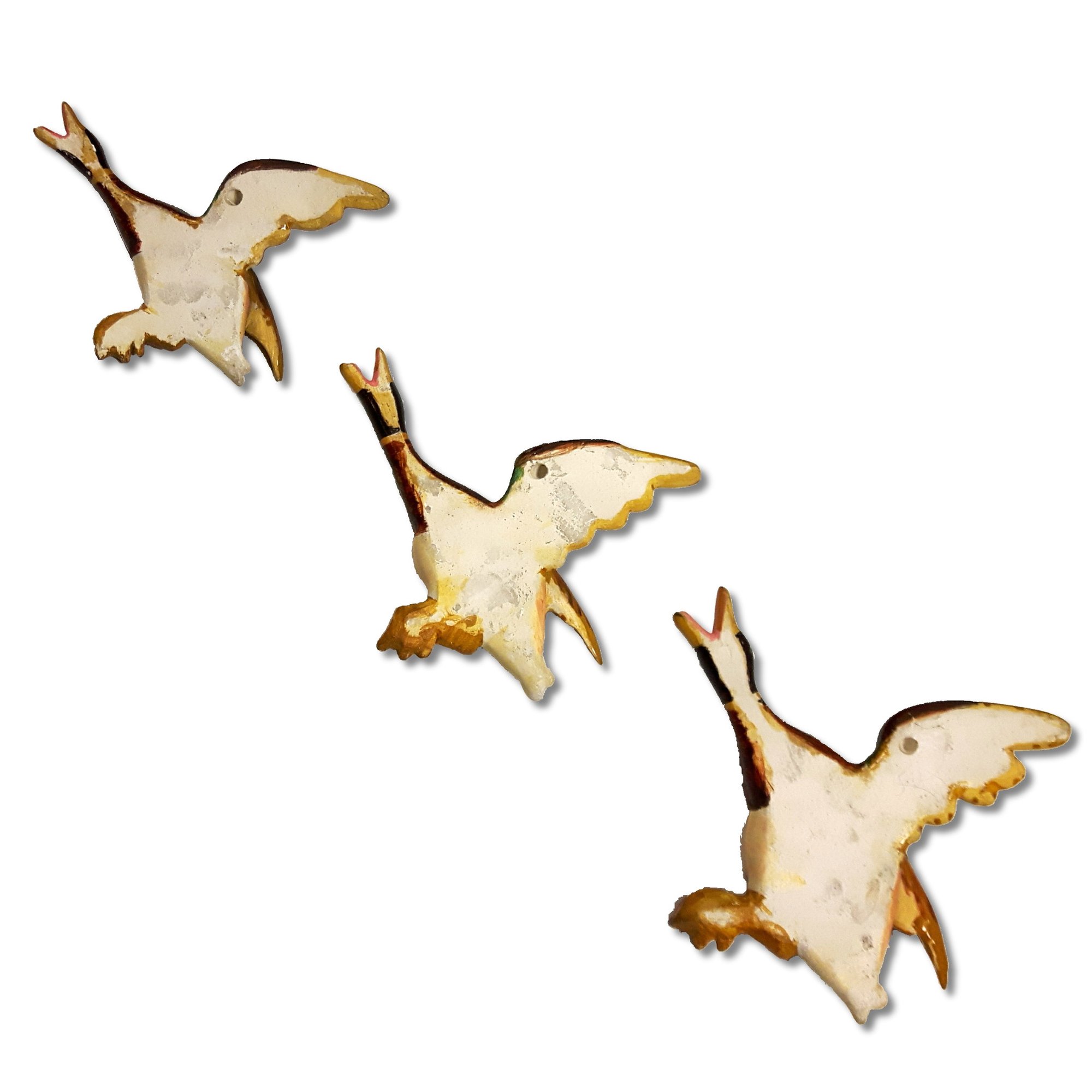 Flying ducks photo