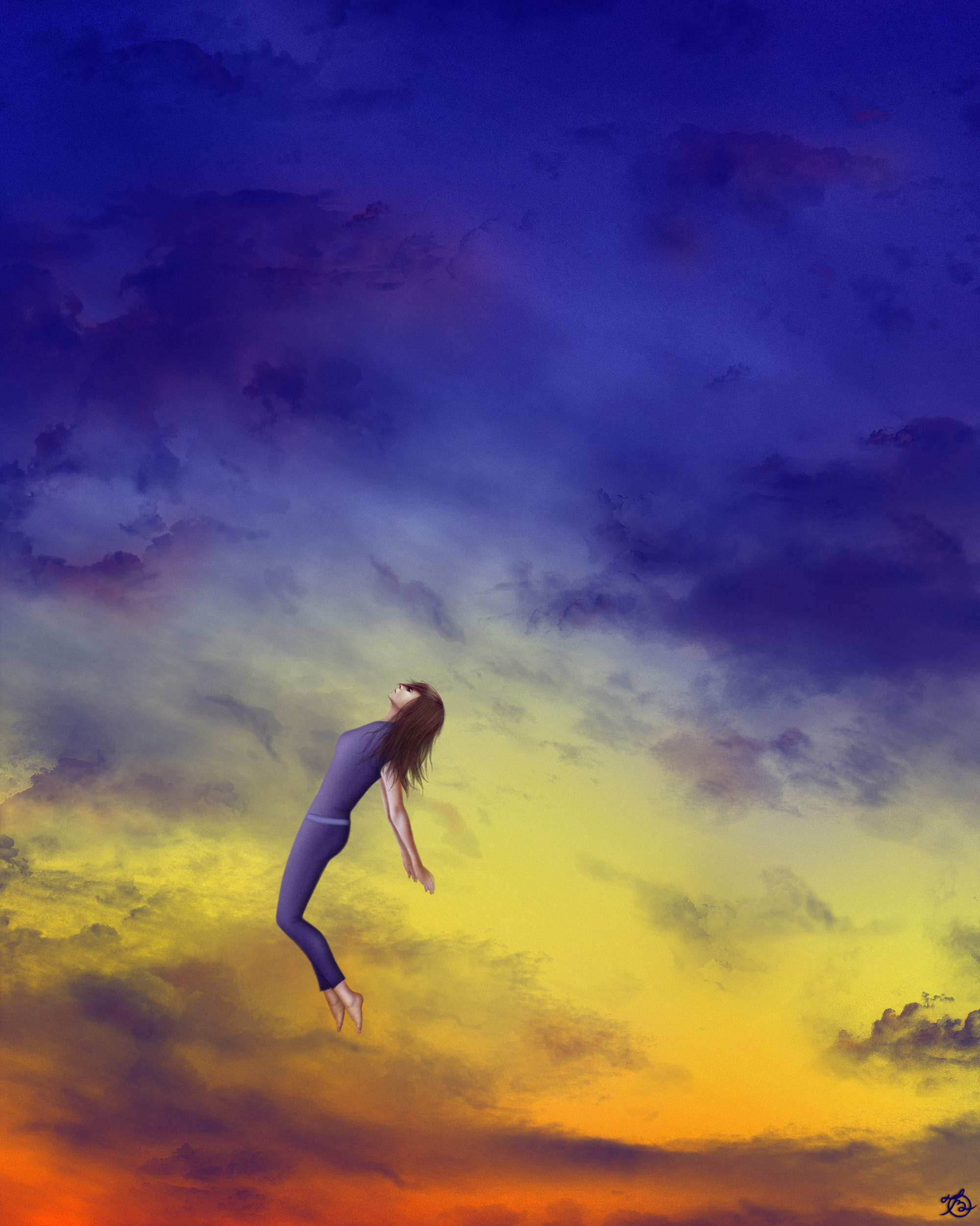 Flying girl by OV-art on DeviantArt