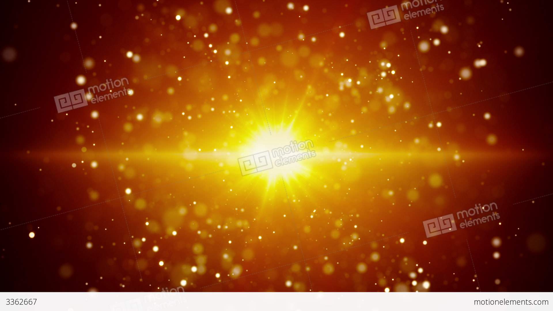Gold Light And Flying Particles Loop Background Stock Animation ...