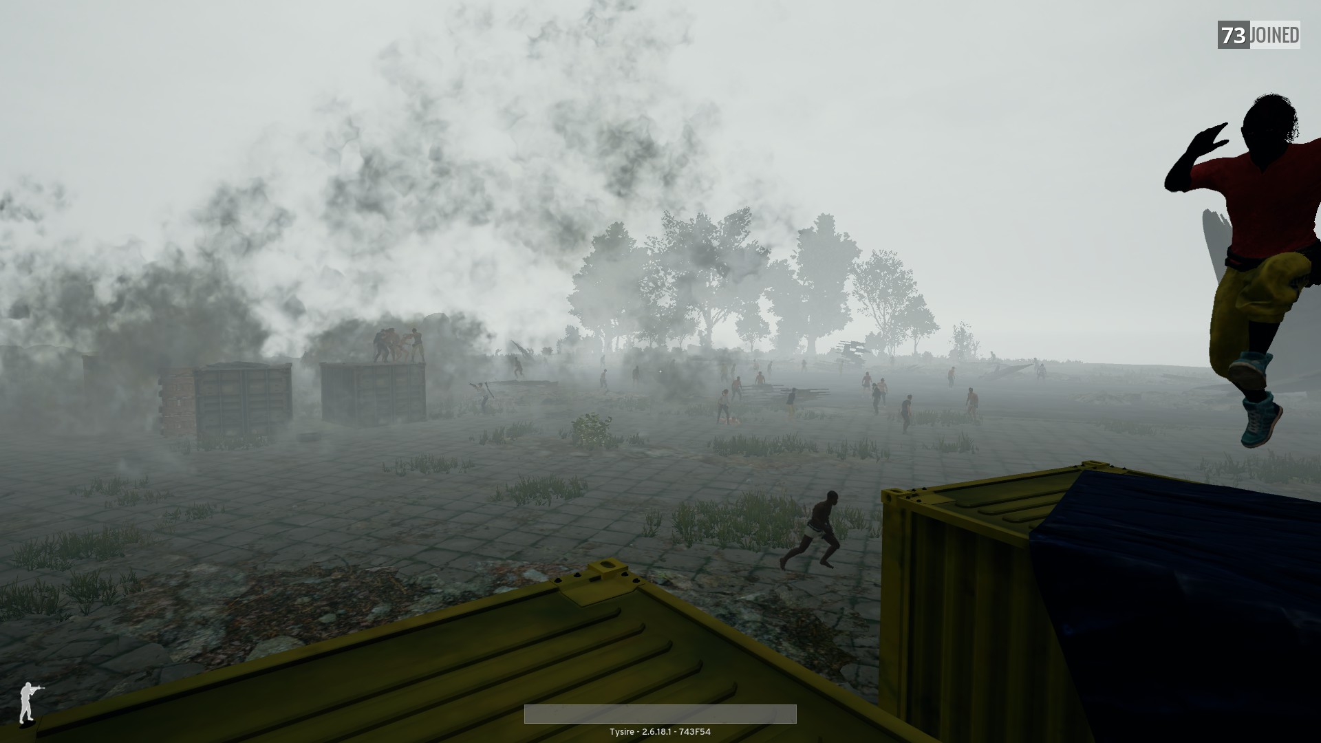 New foggy weather, can't even fully see spawn island. : PUBATTLEGROUNDS