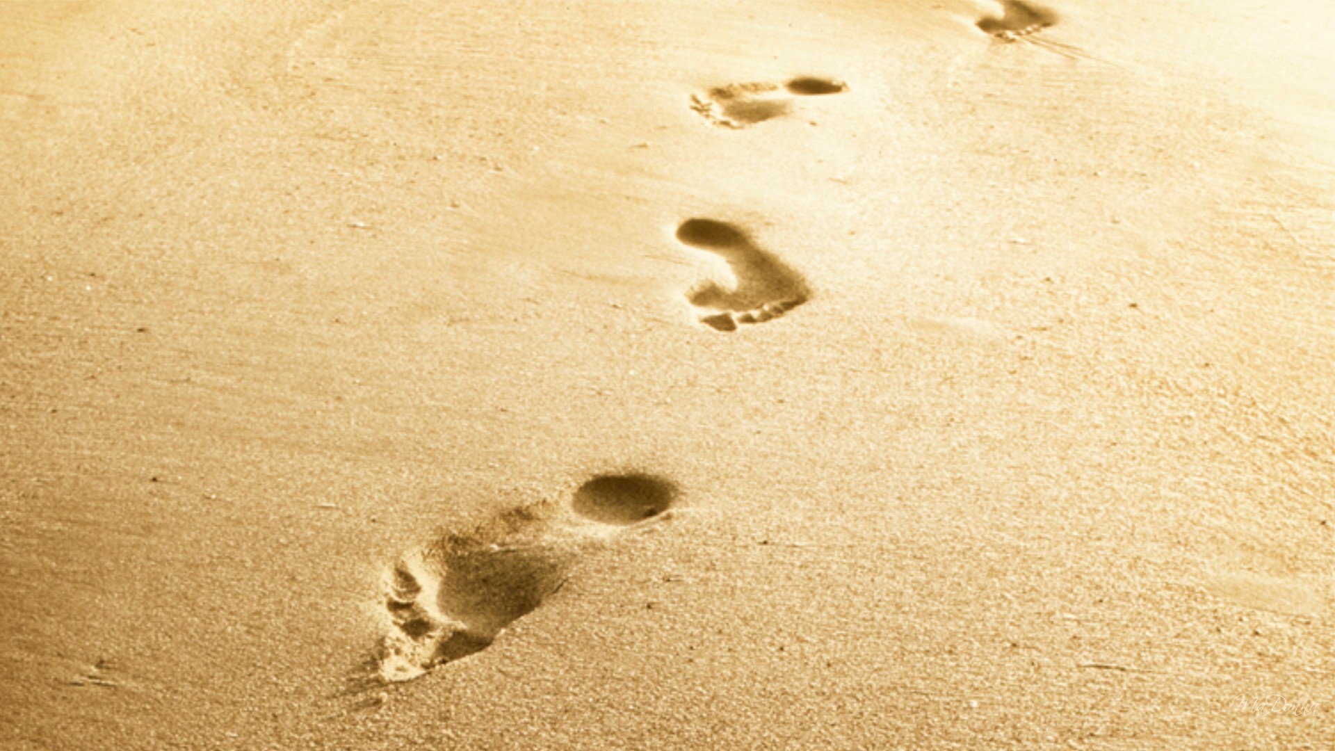 Beaches: Follow Footsteps Path Religious Easter Jesus Sand Belief ...