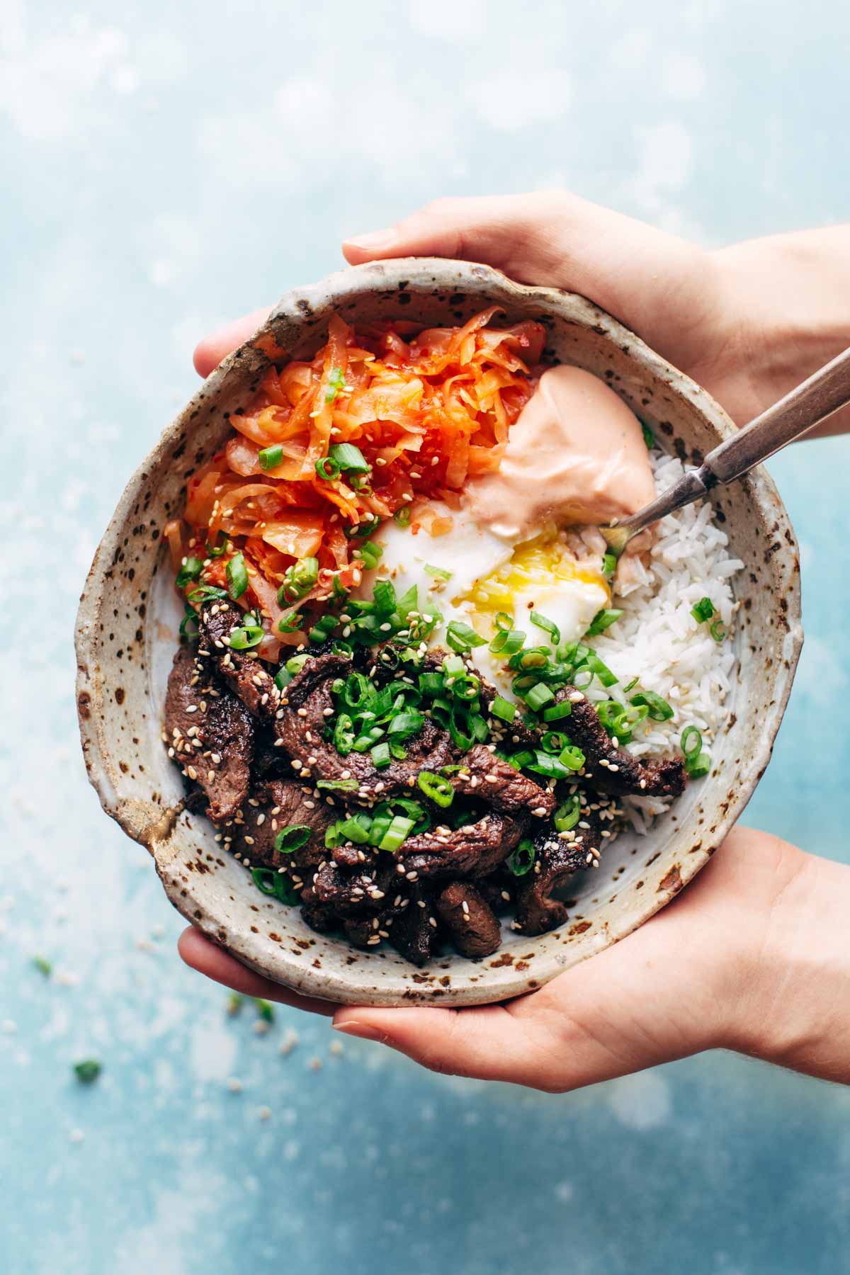 Korean BBQ Yum Yum Rice Bowls Recipe - Pinch of Yum