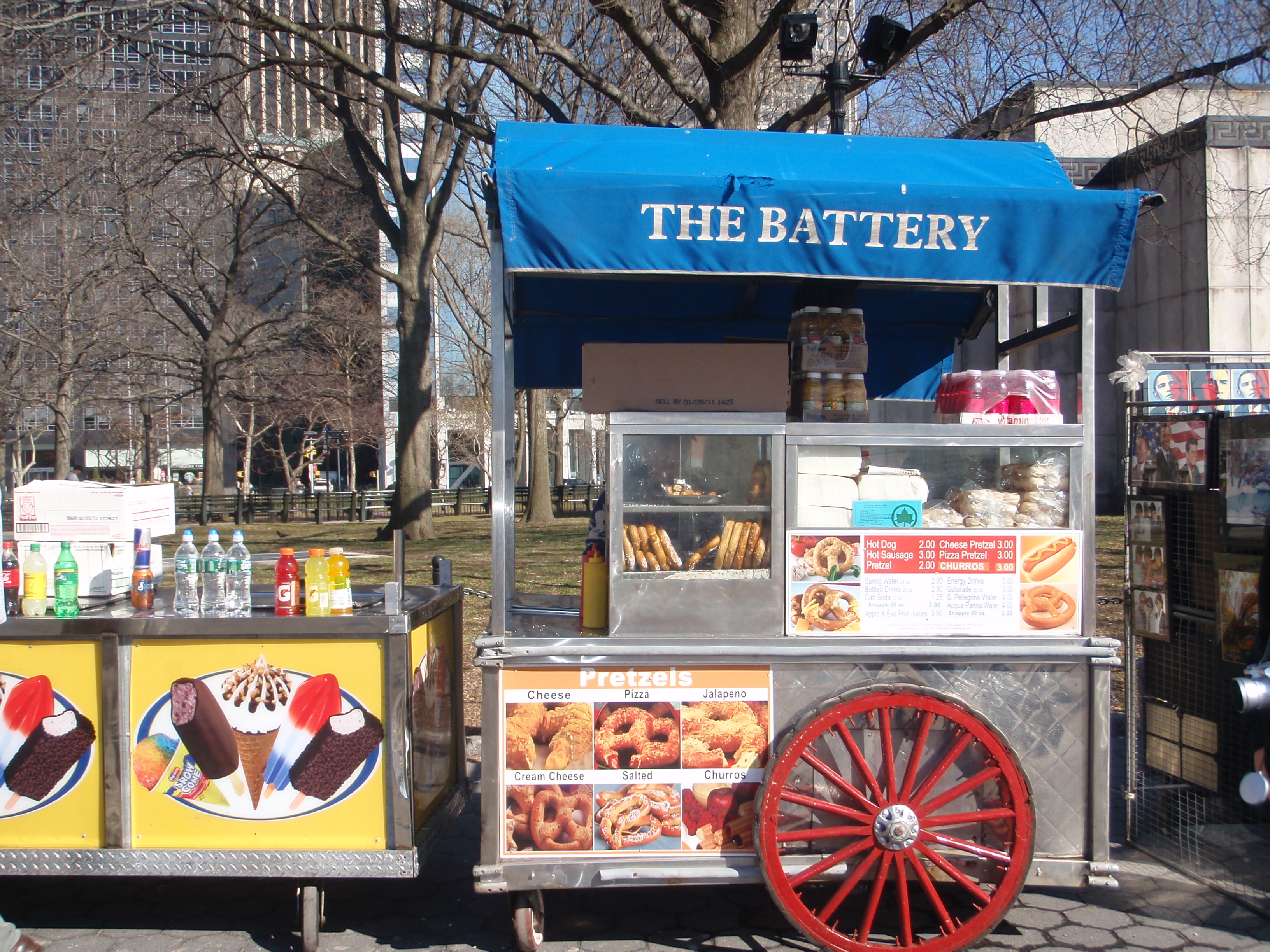 Food stall stands in New York | My Hungry Tummy