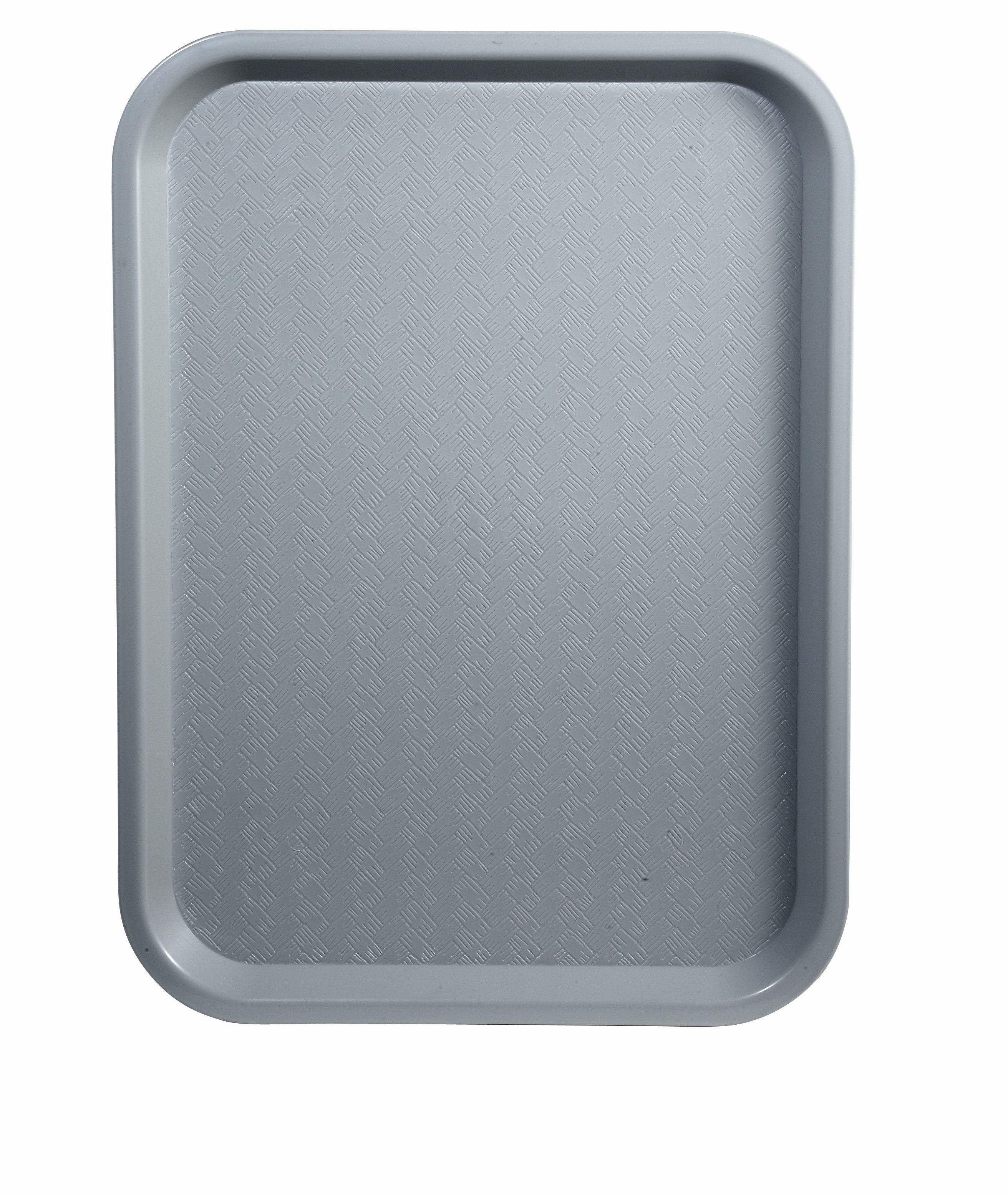 Winco FFT-1216E Grey Plastic Fast Food Tray 12