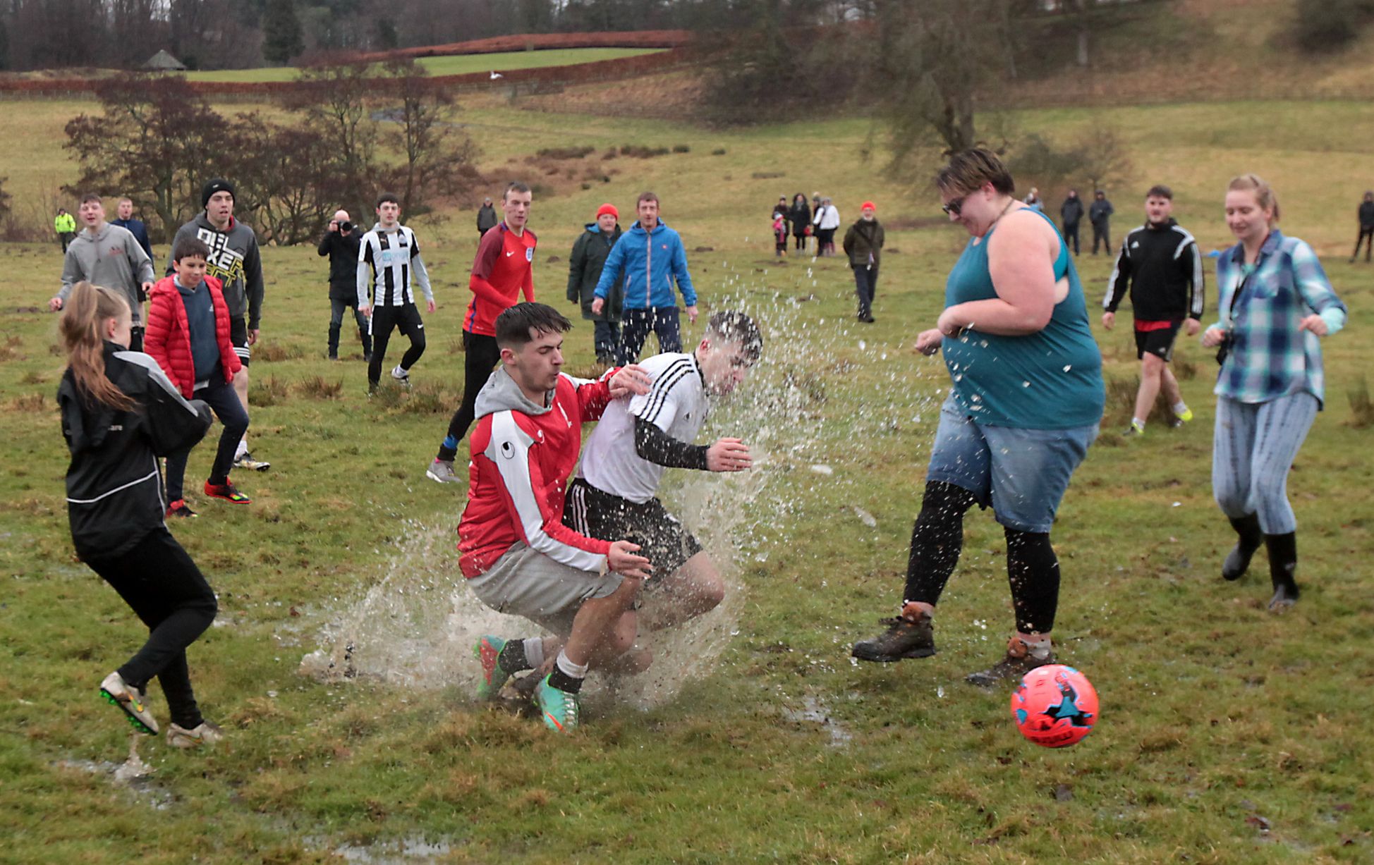Shrove Tuesday football match in Alnwick - Chronicle Live