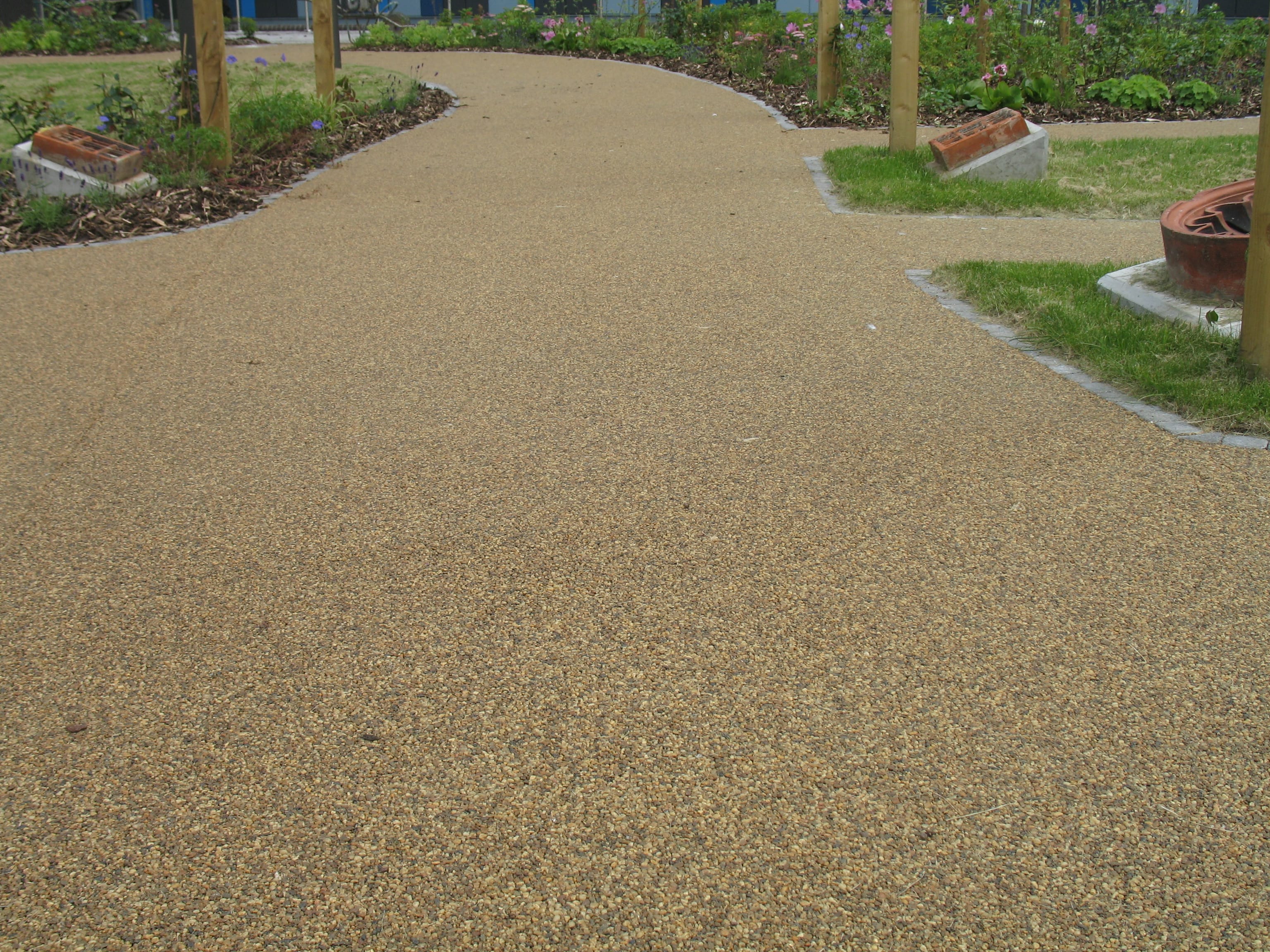 SUDS Permeable Resin Bound Stone Footpath Paving - Soft Surfaces