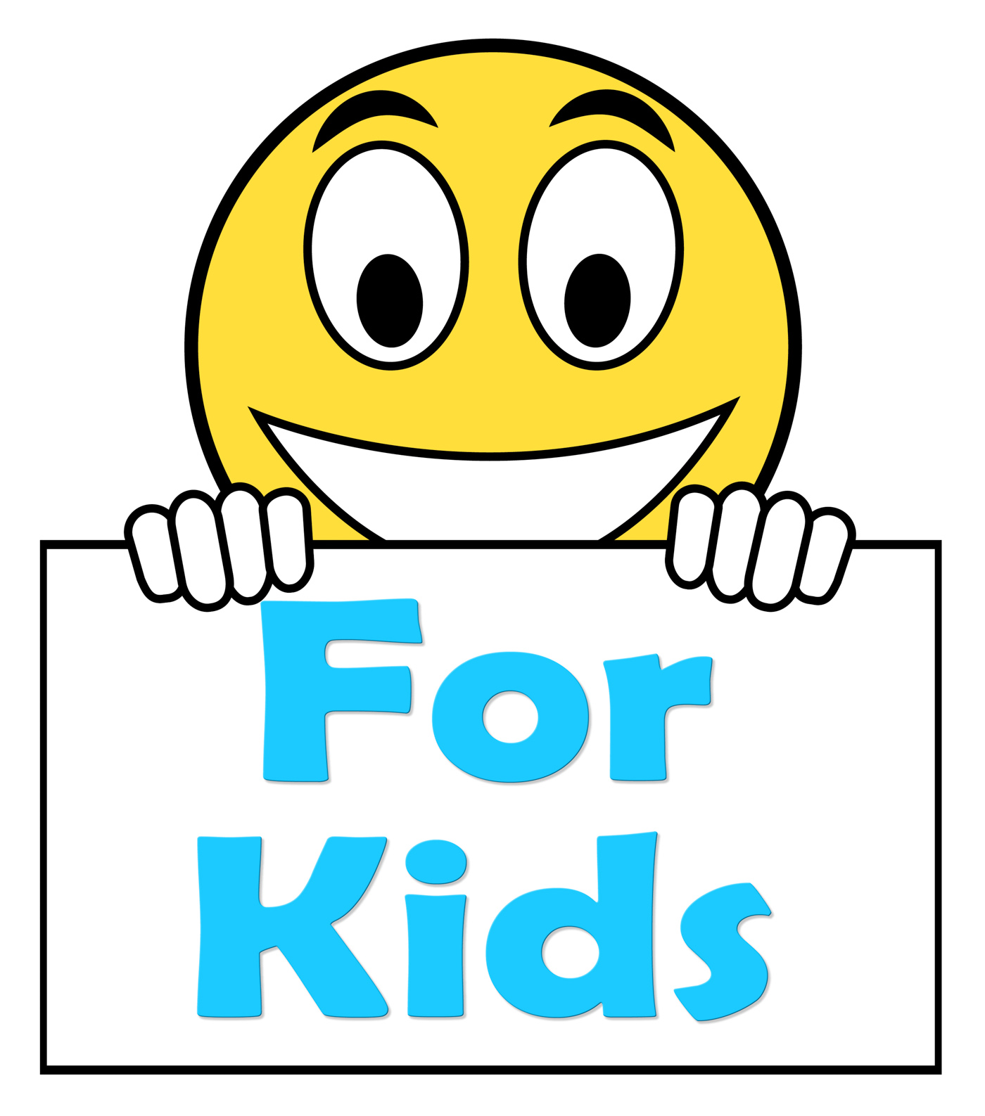 For kids on sign means childrens activities photo
