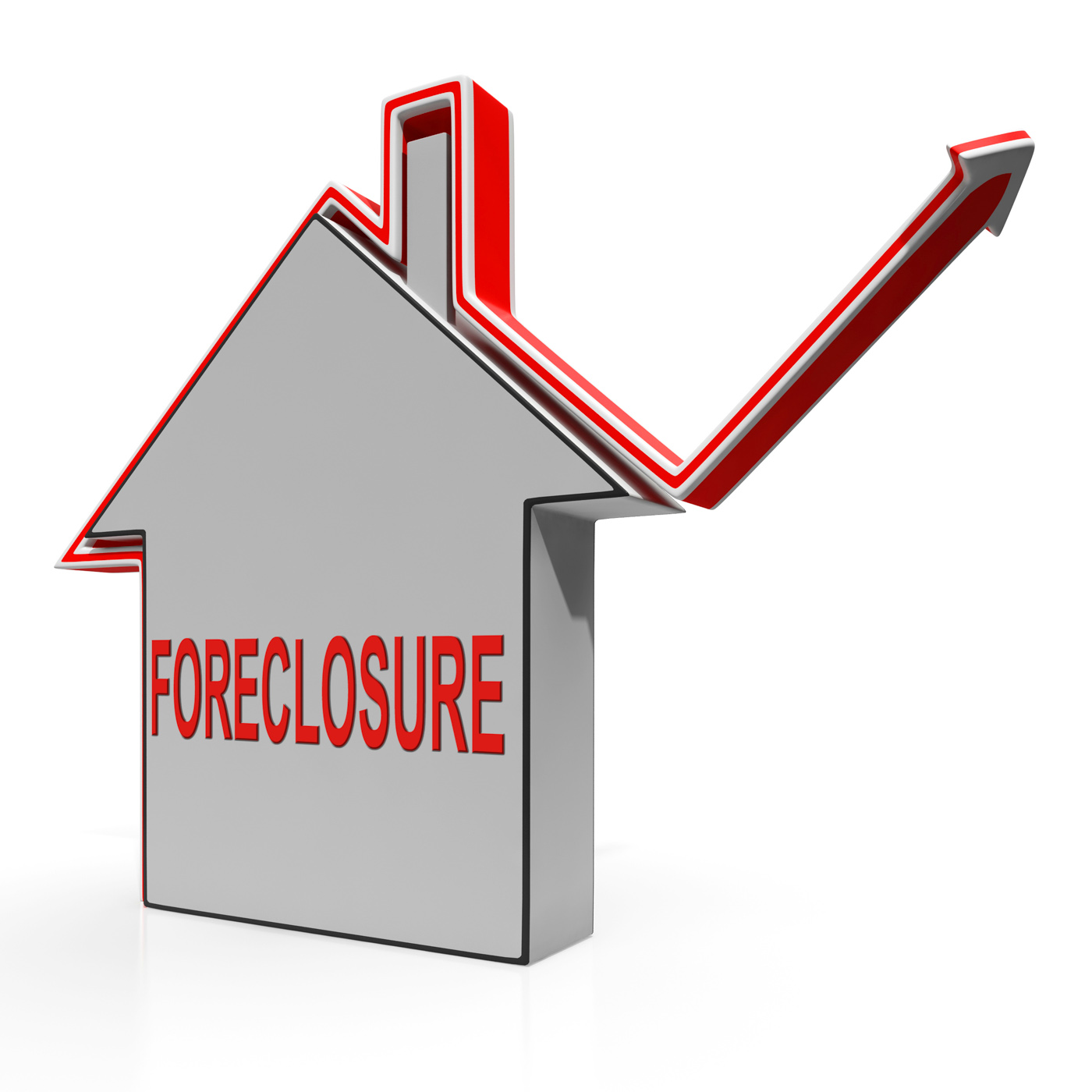 Foreclosure house shows lender repossessing and selling photo