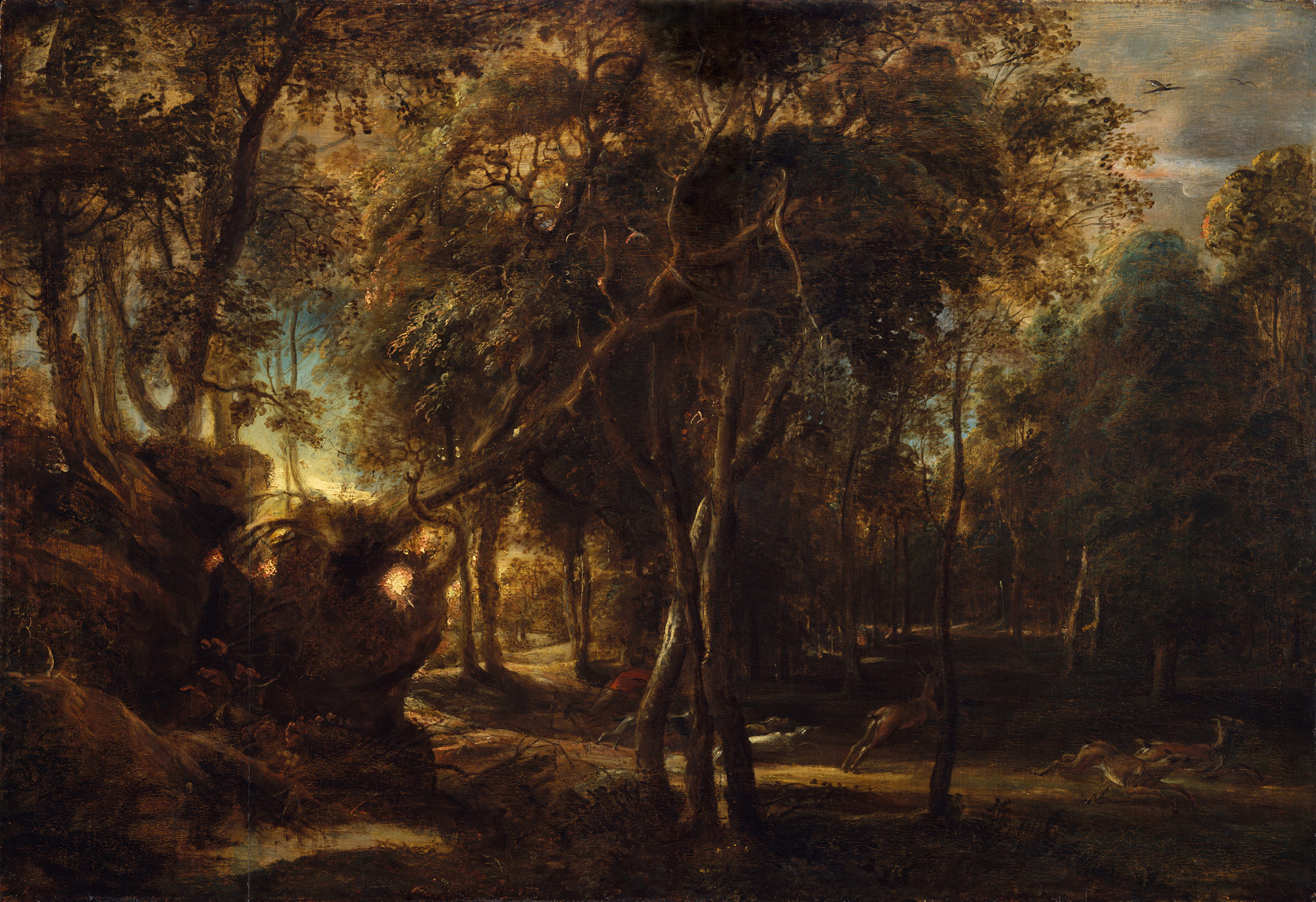 A Forest at Dawn with a Deer Hunt | Peter Paul Rubens | 1990.196 ...