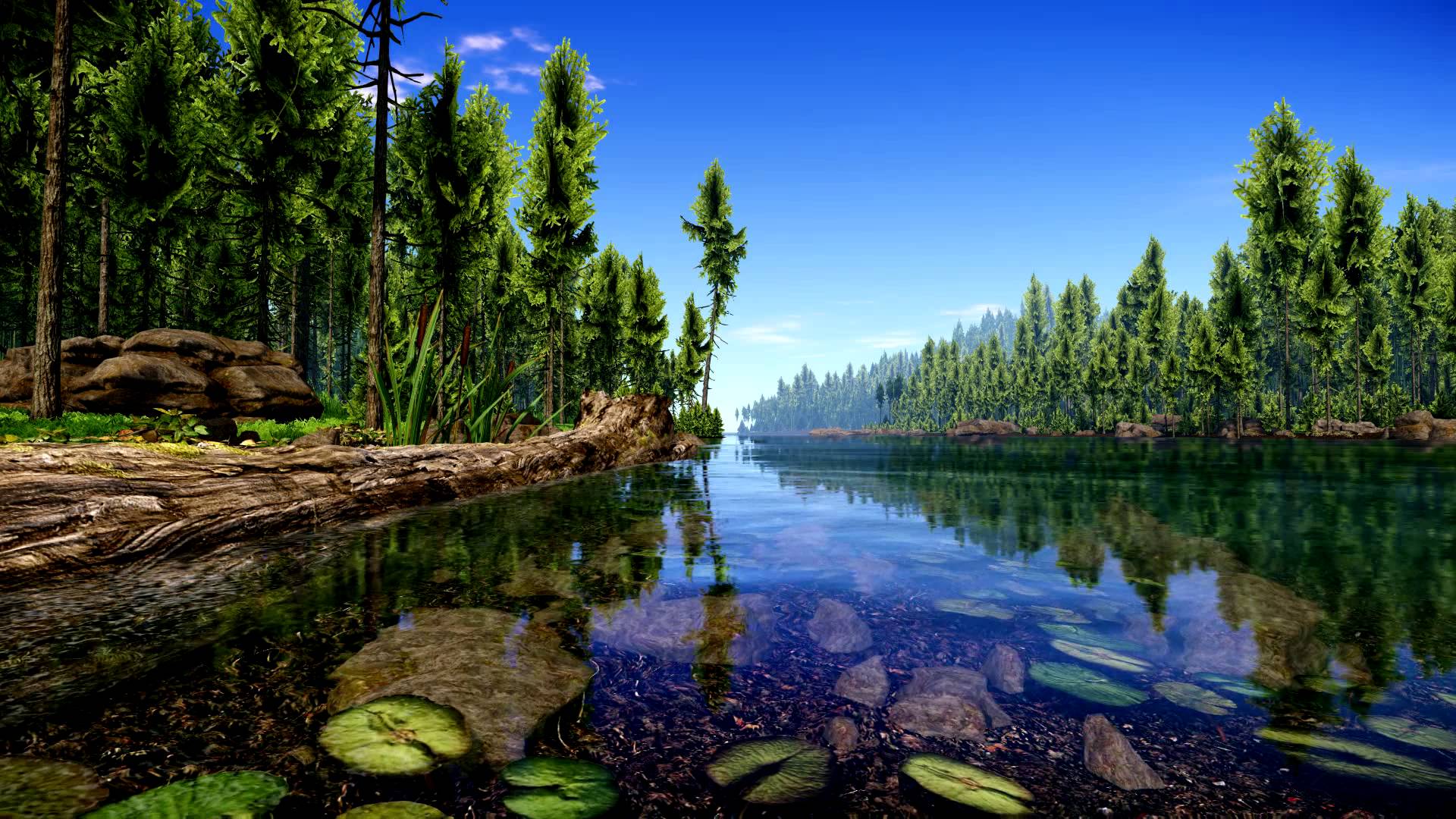 CryEngine 3 forest lake - YouTube