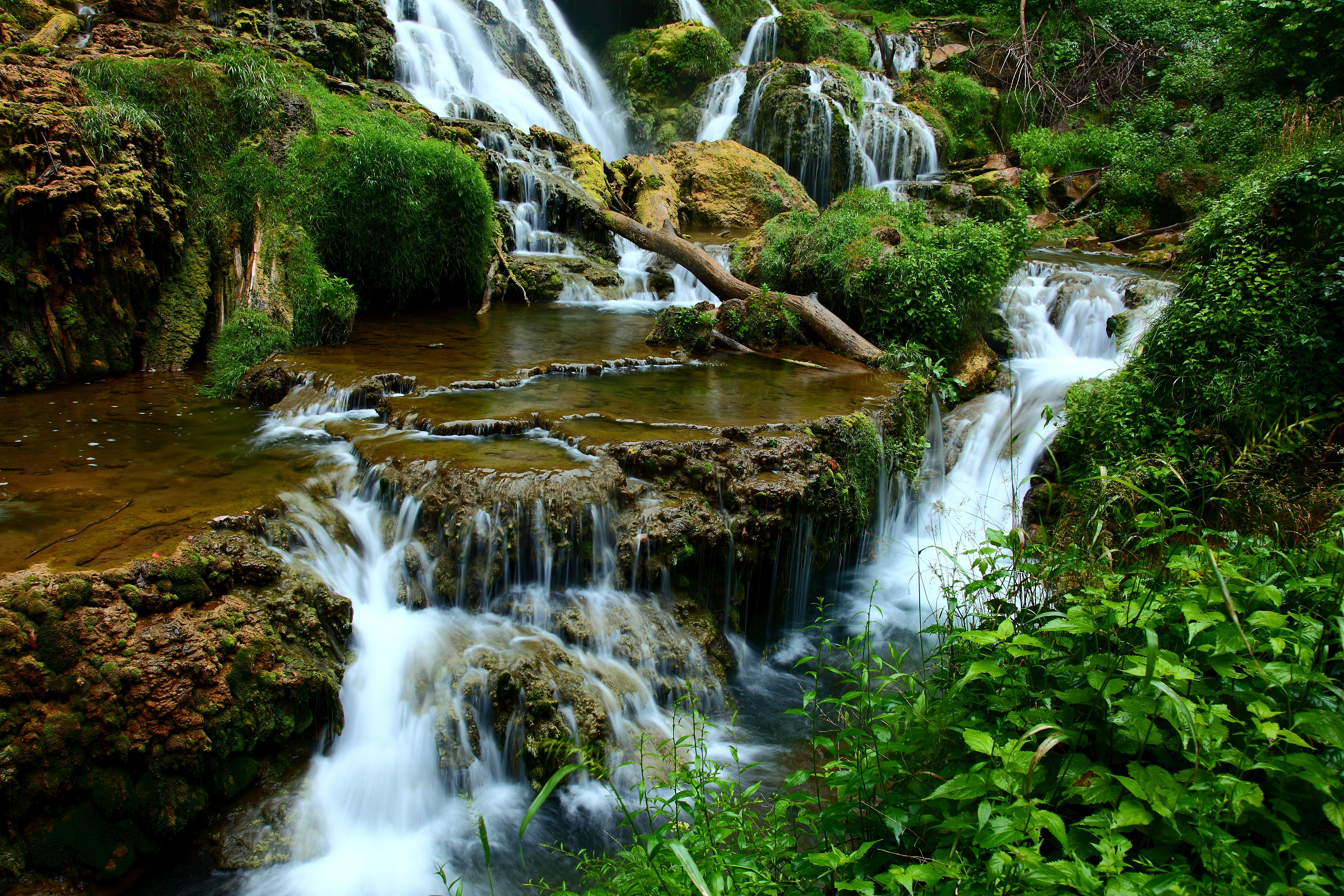 Waterfalls Forest Landscape | Waterfalls| Free Nature Pictures by ...