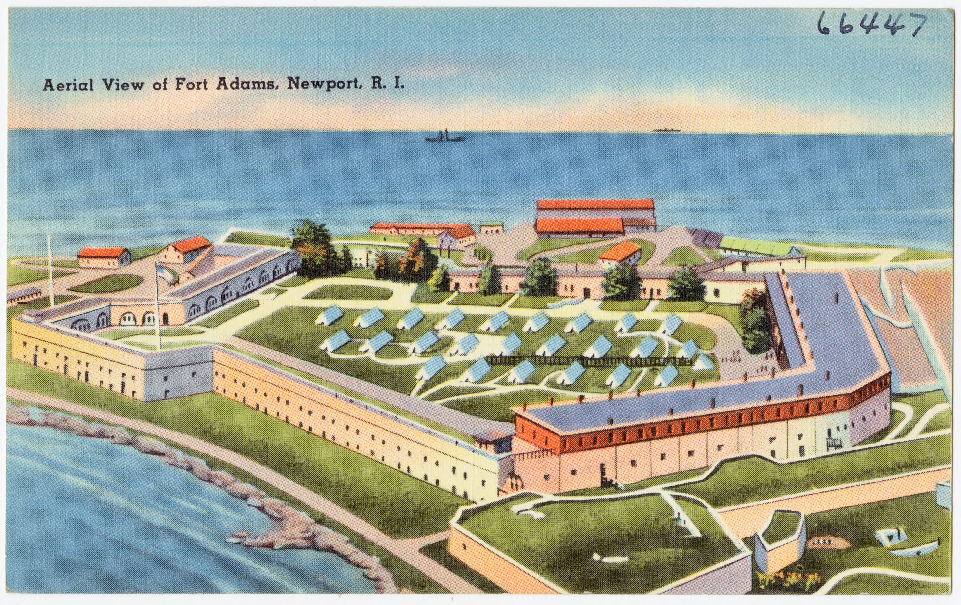 File:Aerial view of Fort Adams, Newport, R.I (66447).jpg - Wikimedia ...