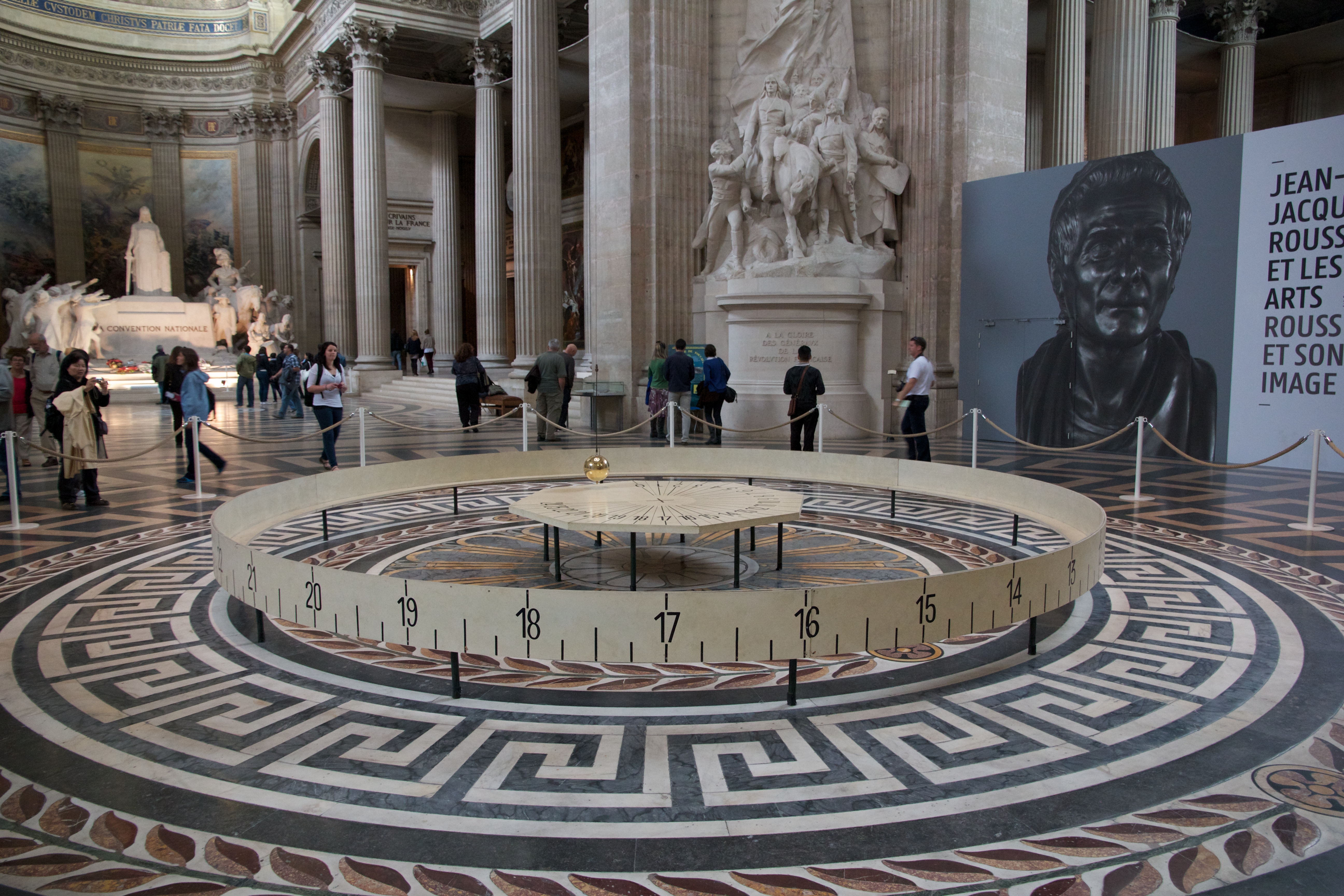 File:Foucault pendulum at the Panthéon de Paris, 2012.jpg ...