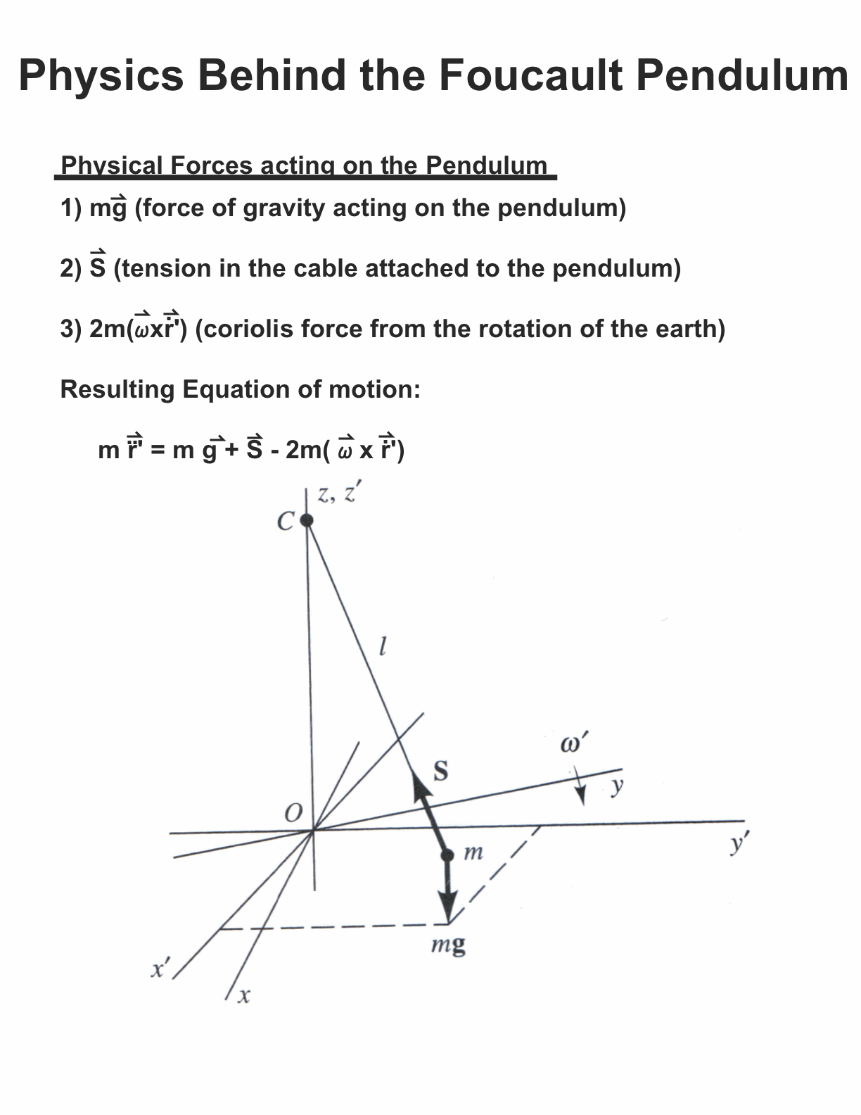 A conical pendulum is formed by attaching