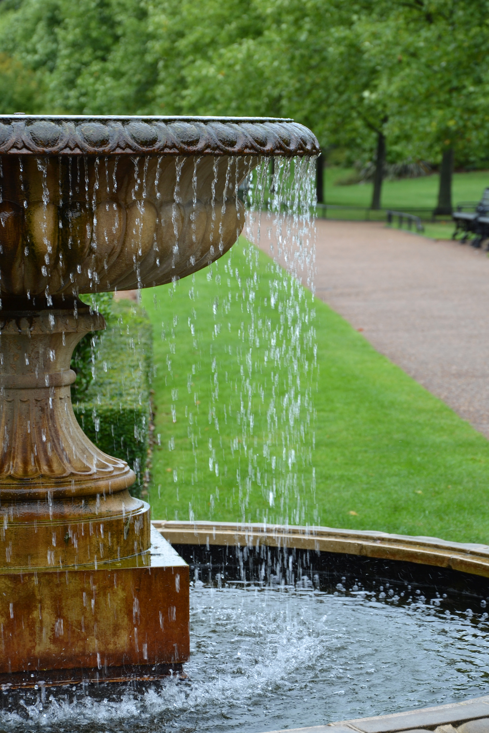 Fountain in the park photo