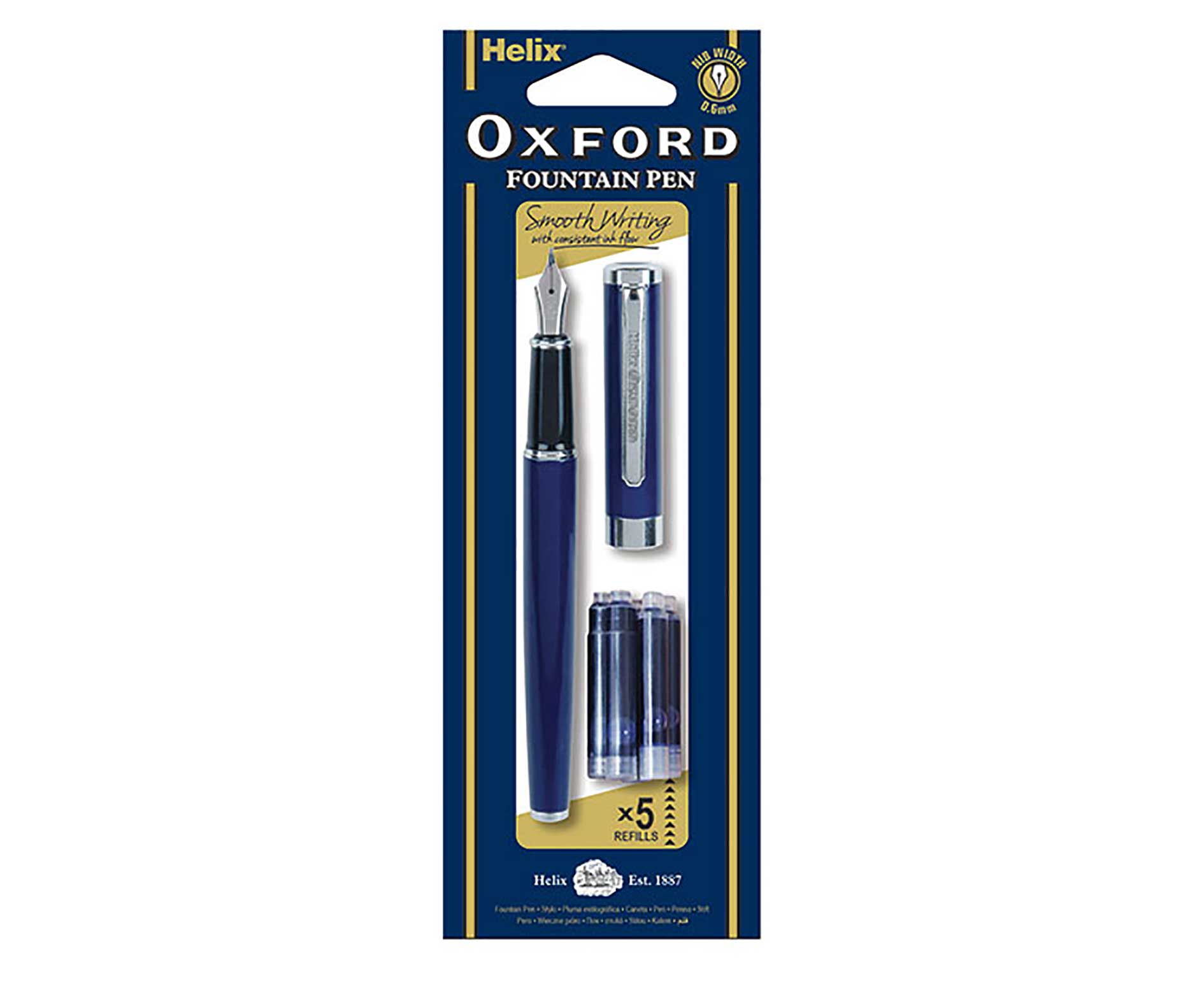 Helix Oxford Fountain Pen - Fountain - Pens - Stationery