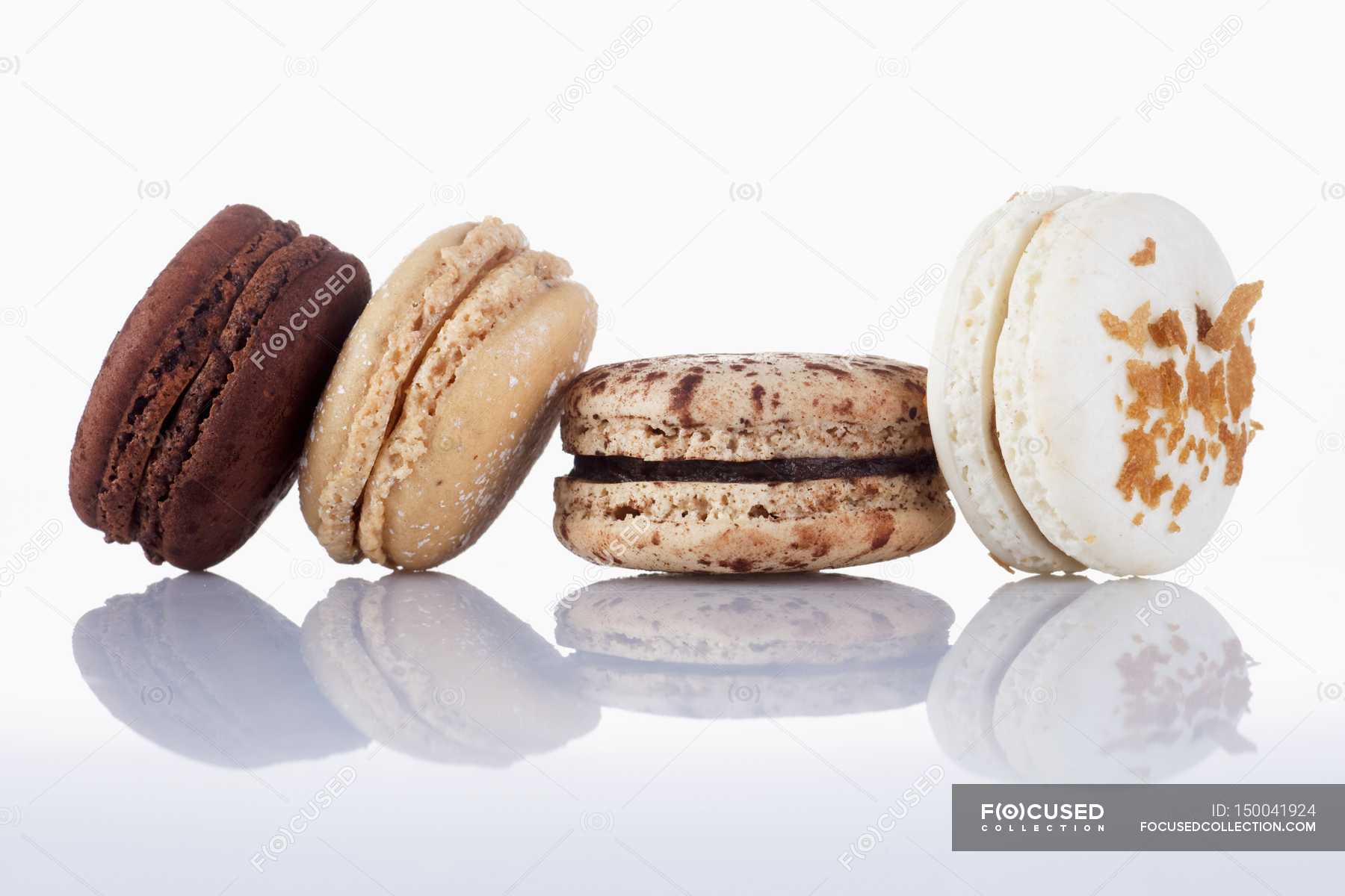 Four different macaroons — Stock Photo | #150041924