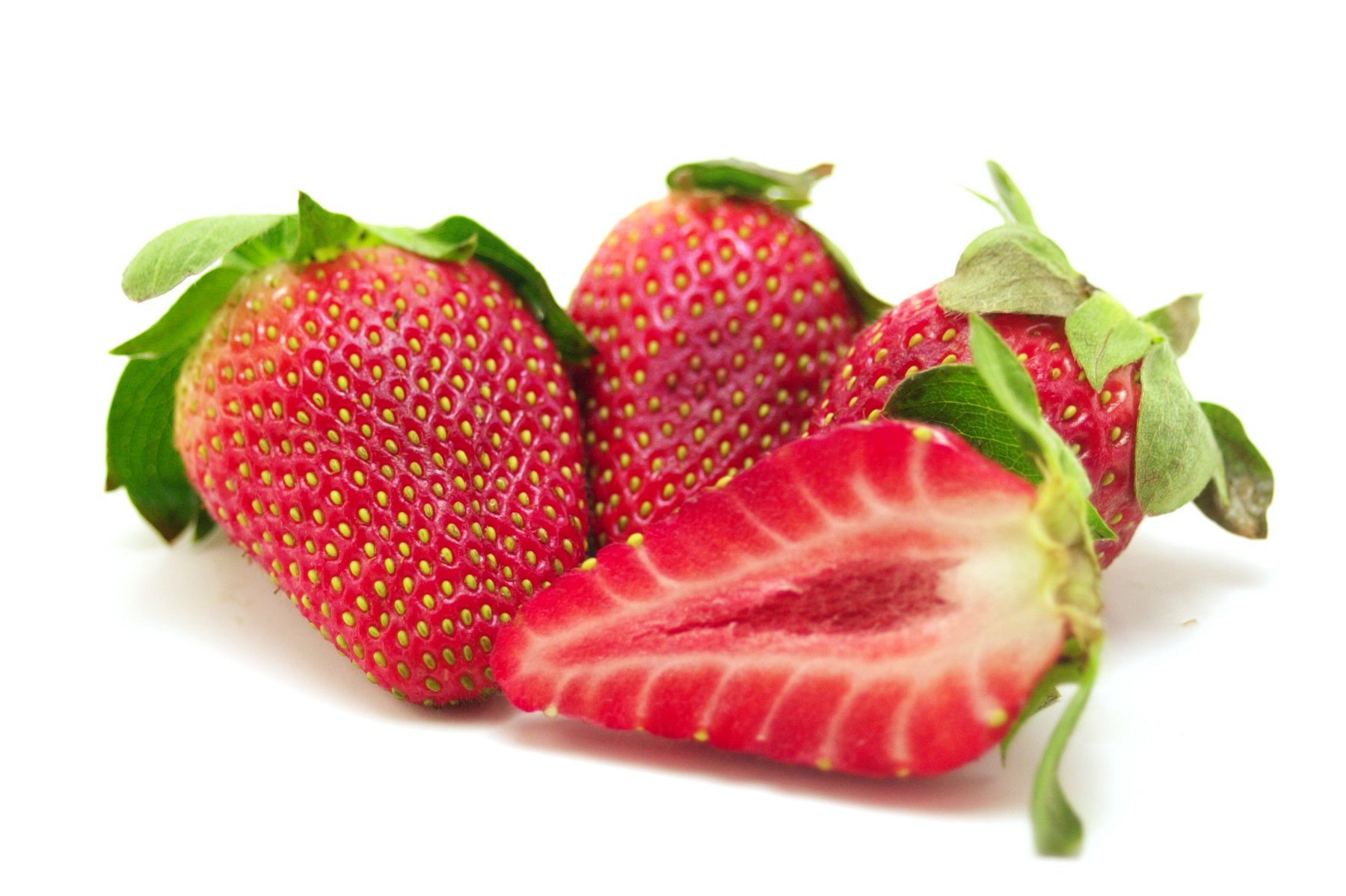 Four strawberries photo