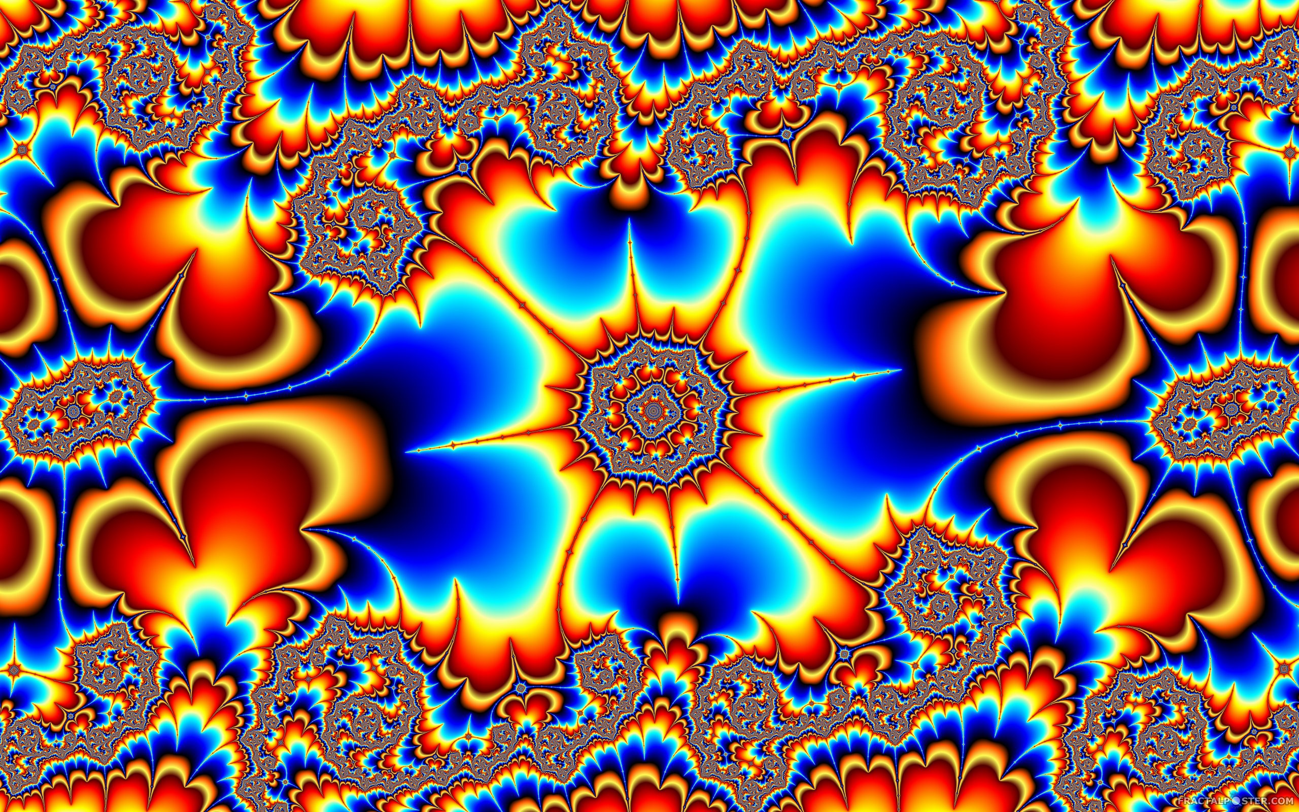 62 extremely colorful QHD and HD images of fractal art for your 2k ...
