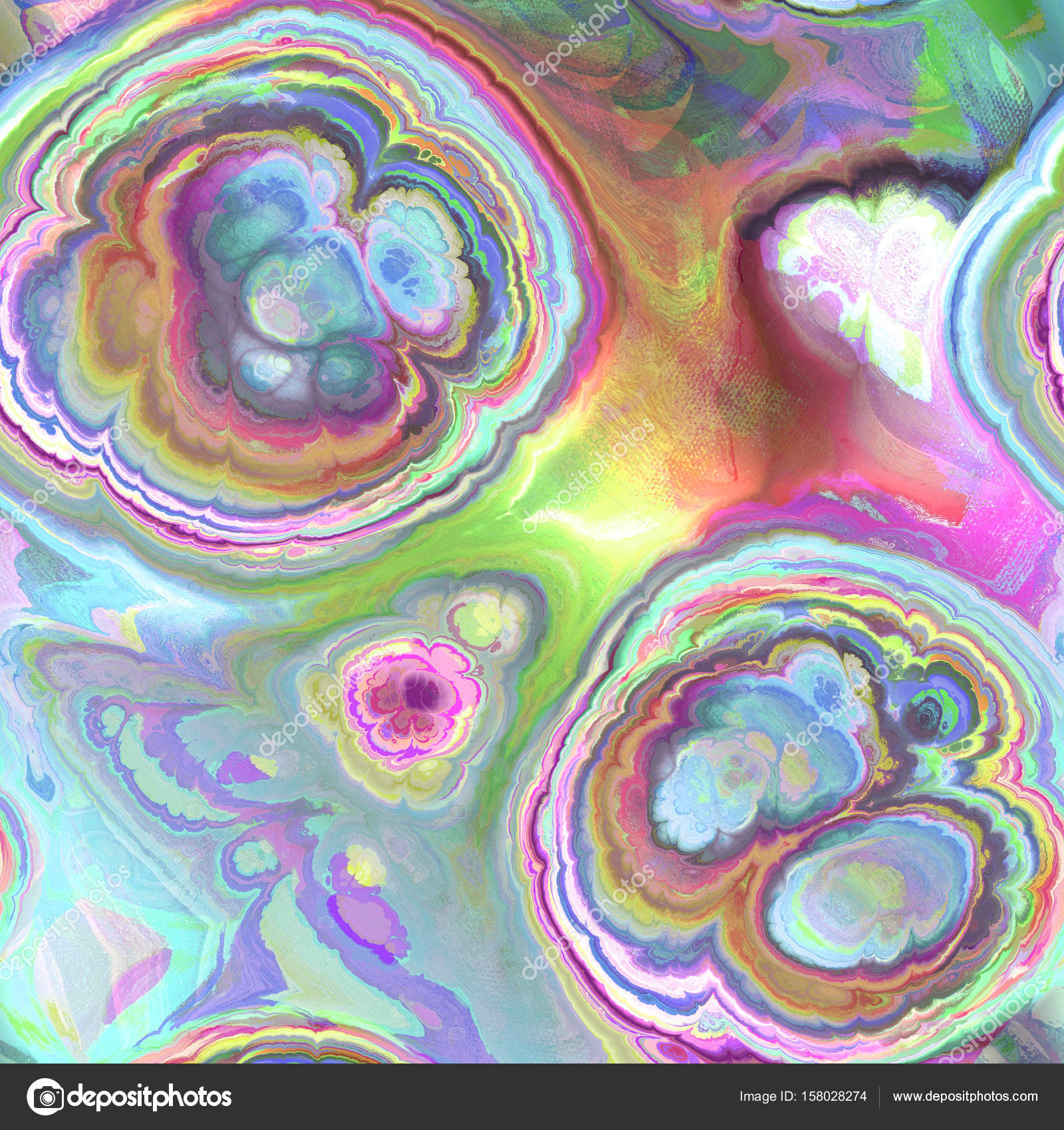 Pastel Fractal Background or Wallpaper — Stock Photo © noonie #158028274
