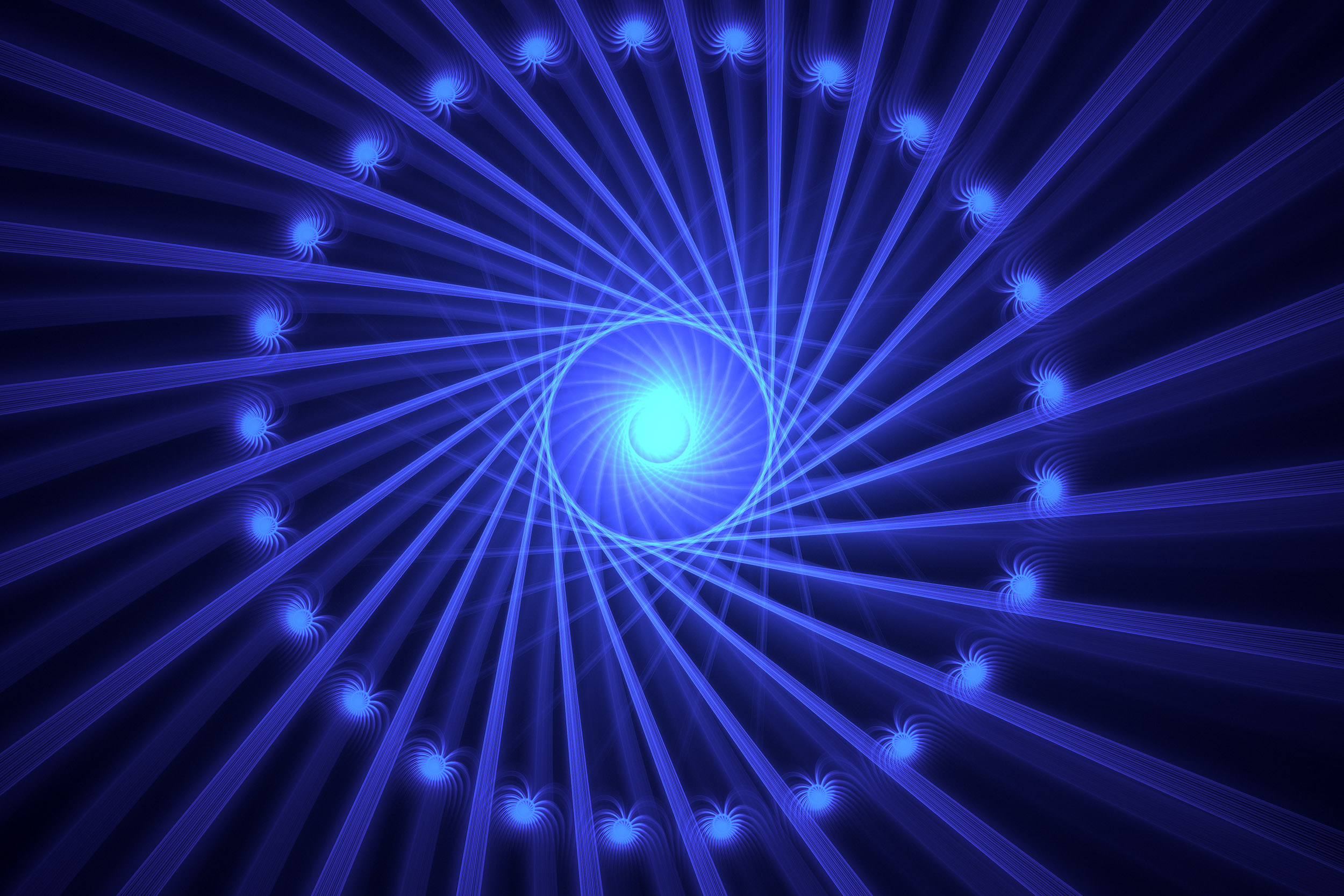 Free photo: Fractal spinning light - Abstract, Blue, Dark - Free ...