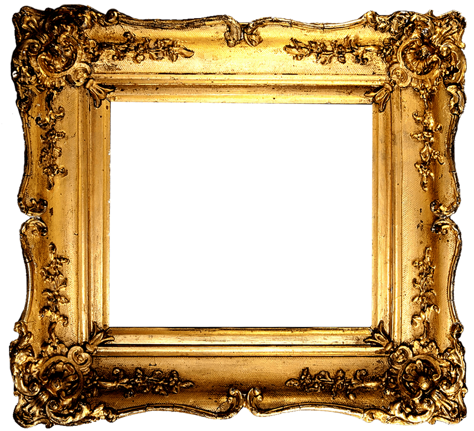 Vintage Gold Frame transparent PNG - StickPNG