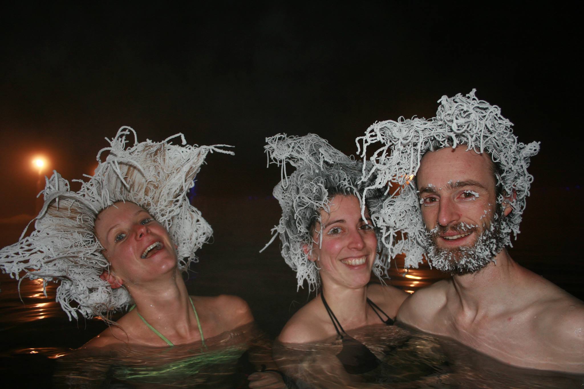 Yukon Hot Springs Hair Freezing Competition Is Like None Other! Kids ...