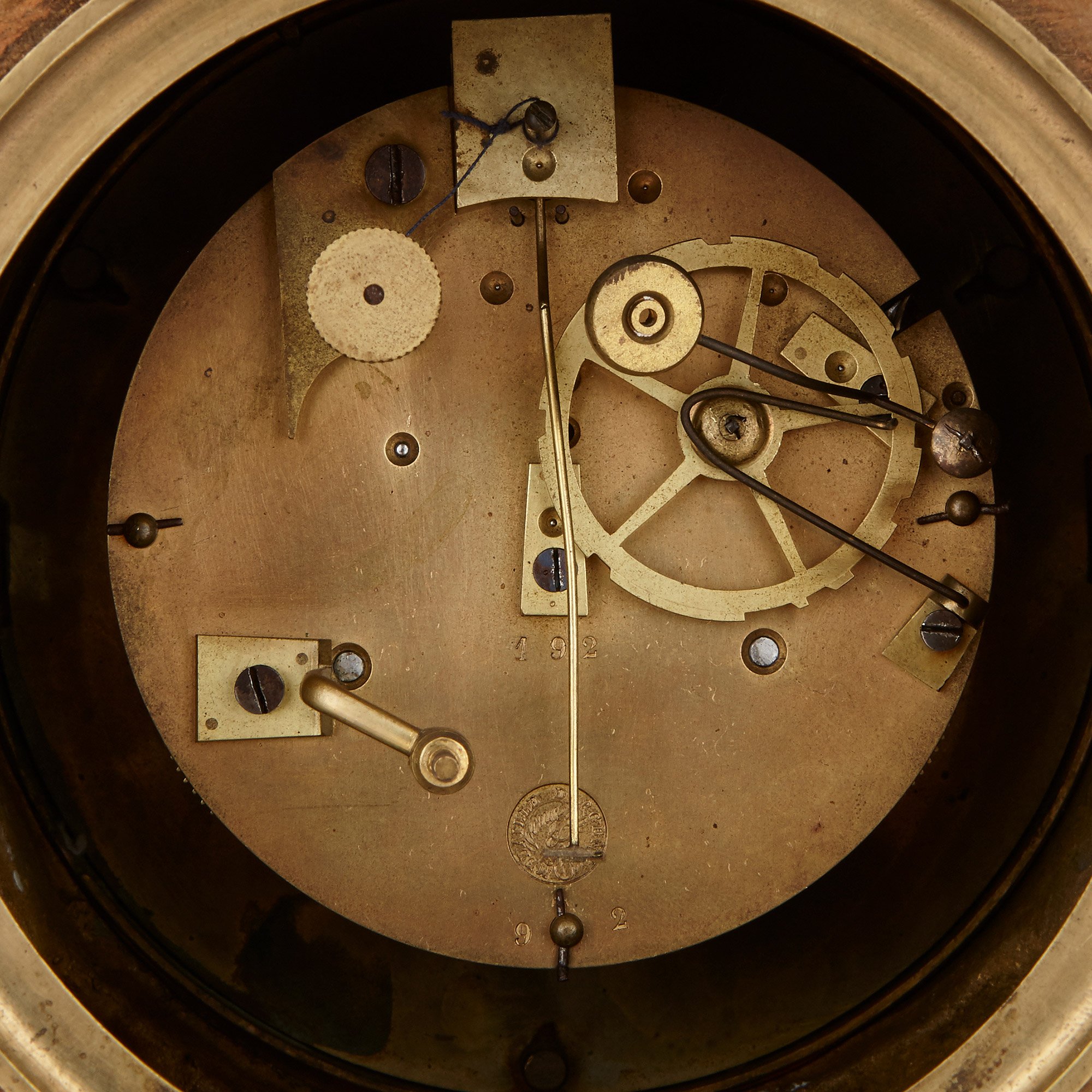 French Antique Ormolu Mantel Clock by Leroy Commemorating Napoleon ...