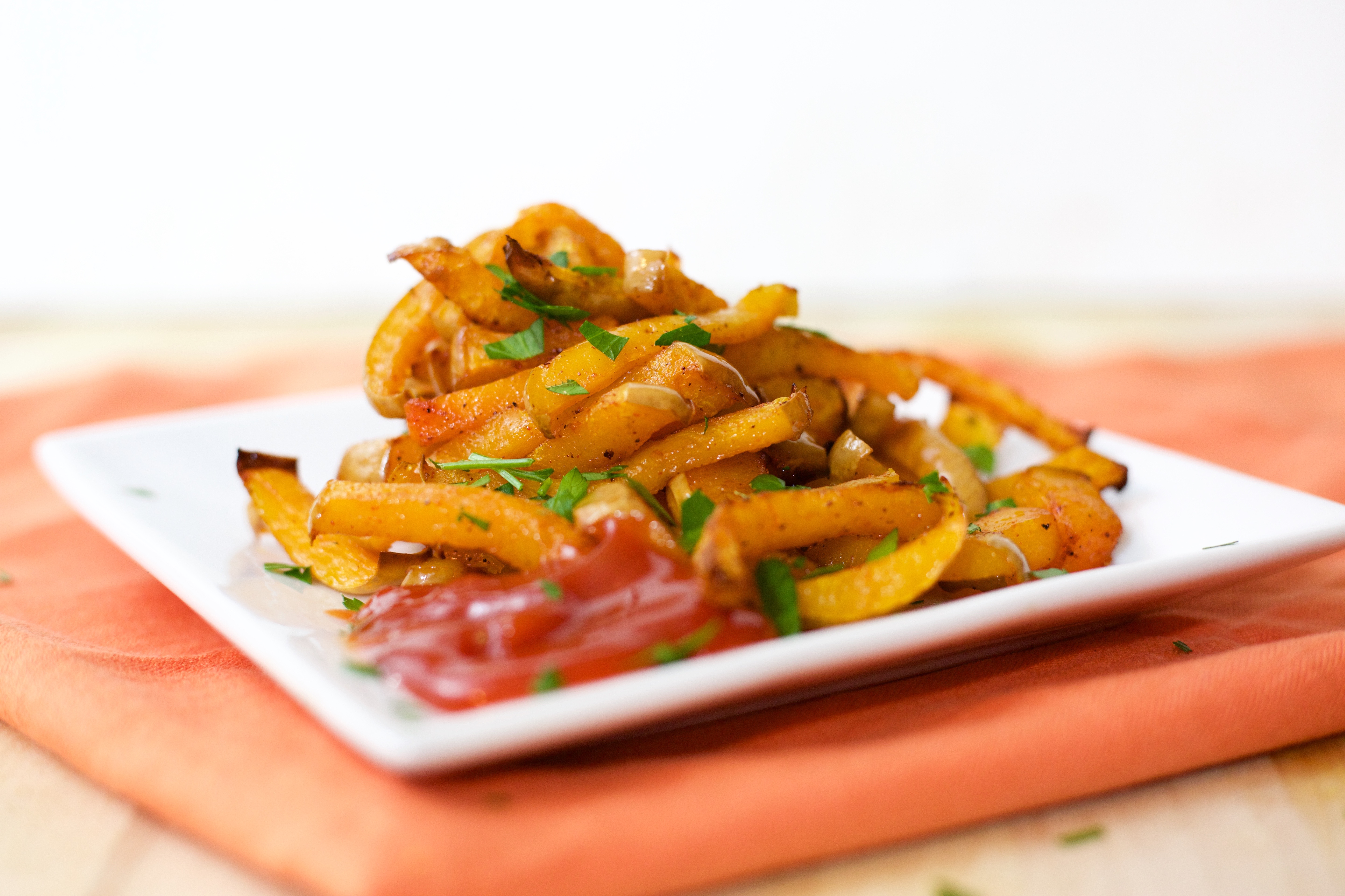 Butternut Squash French Fries | The Babbling Brooke