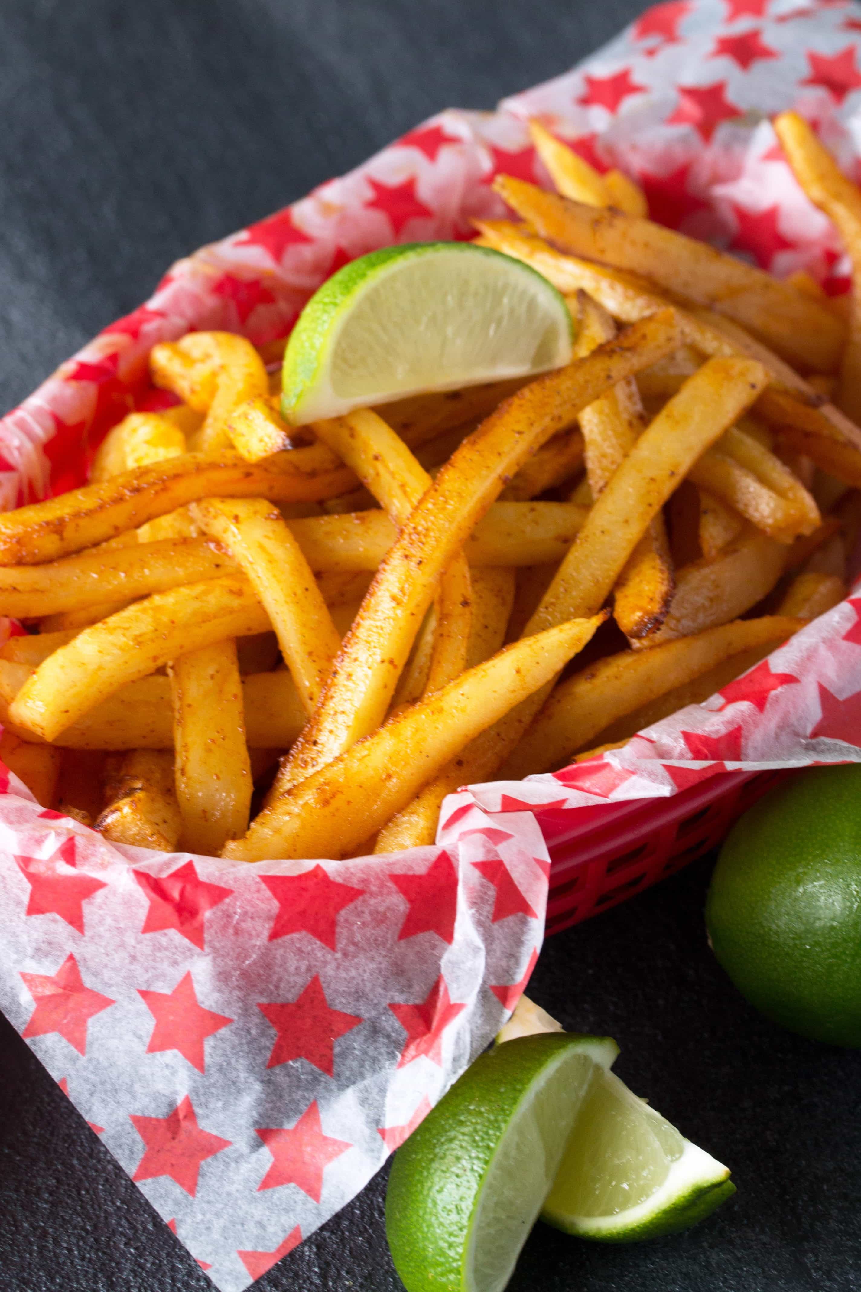 Baked Chili-Lime French Fries