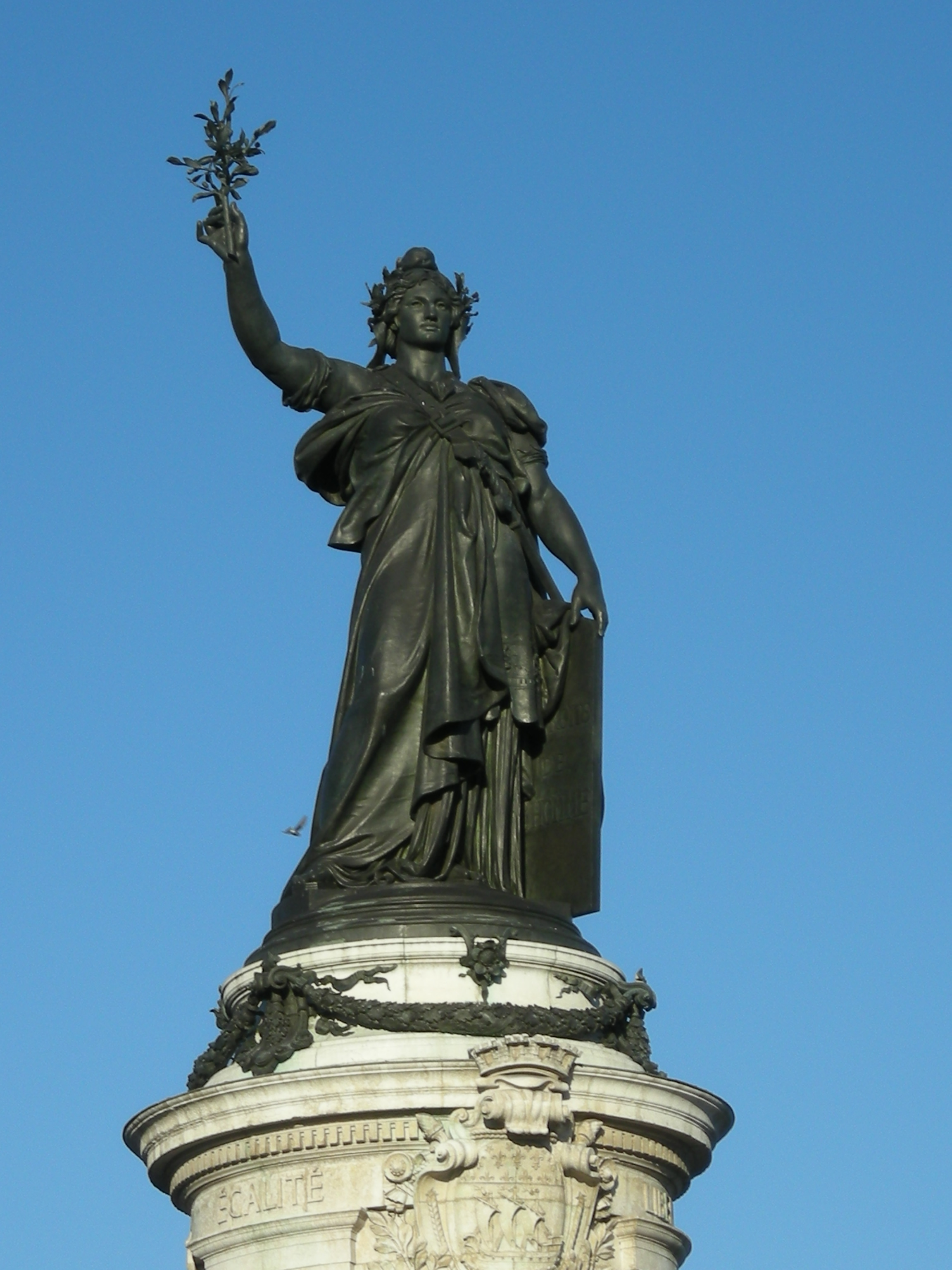 The Statue of Republic by Léopold Morice (1880), on the Place de la ...