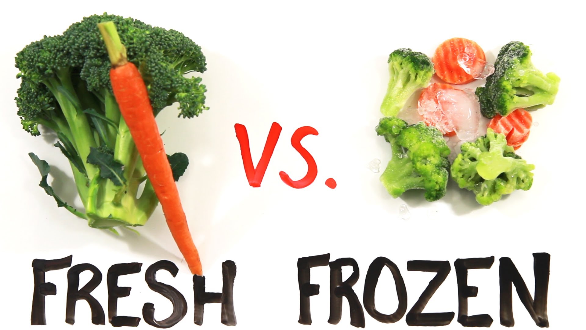 Fresh vs Frozen Food - YouTube