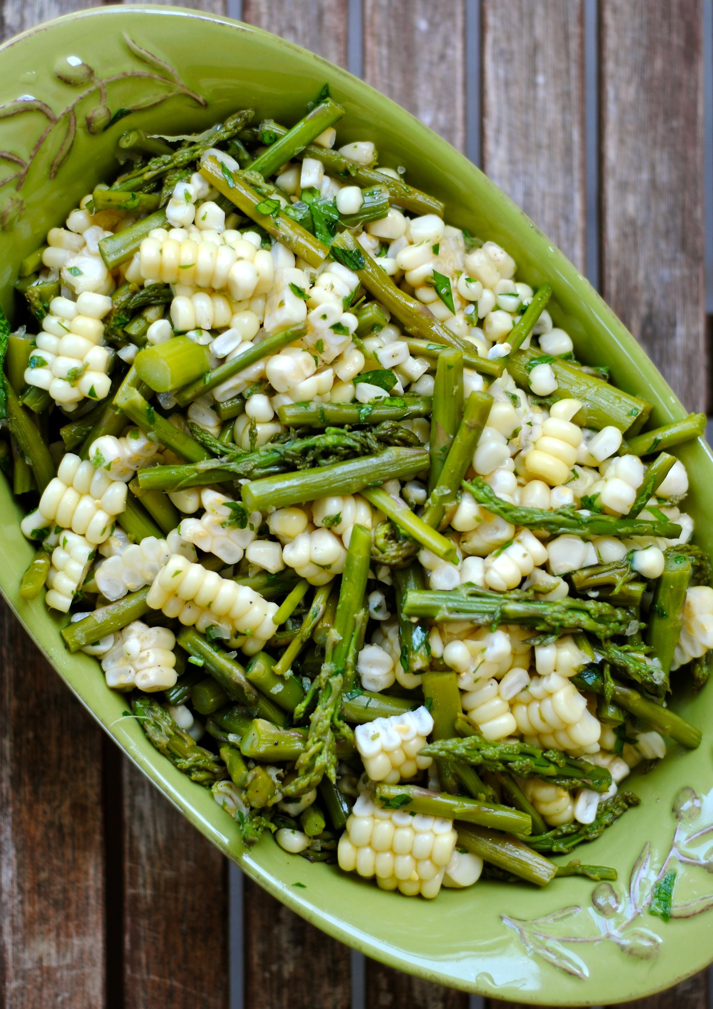 Asparagus and Corn Salad | Fat Girl Trapped in a Skinny Body