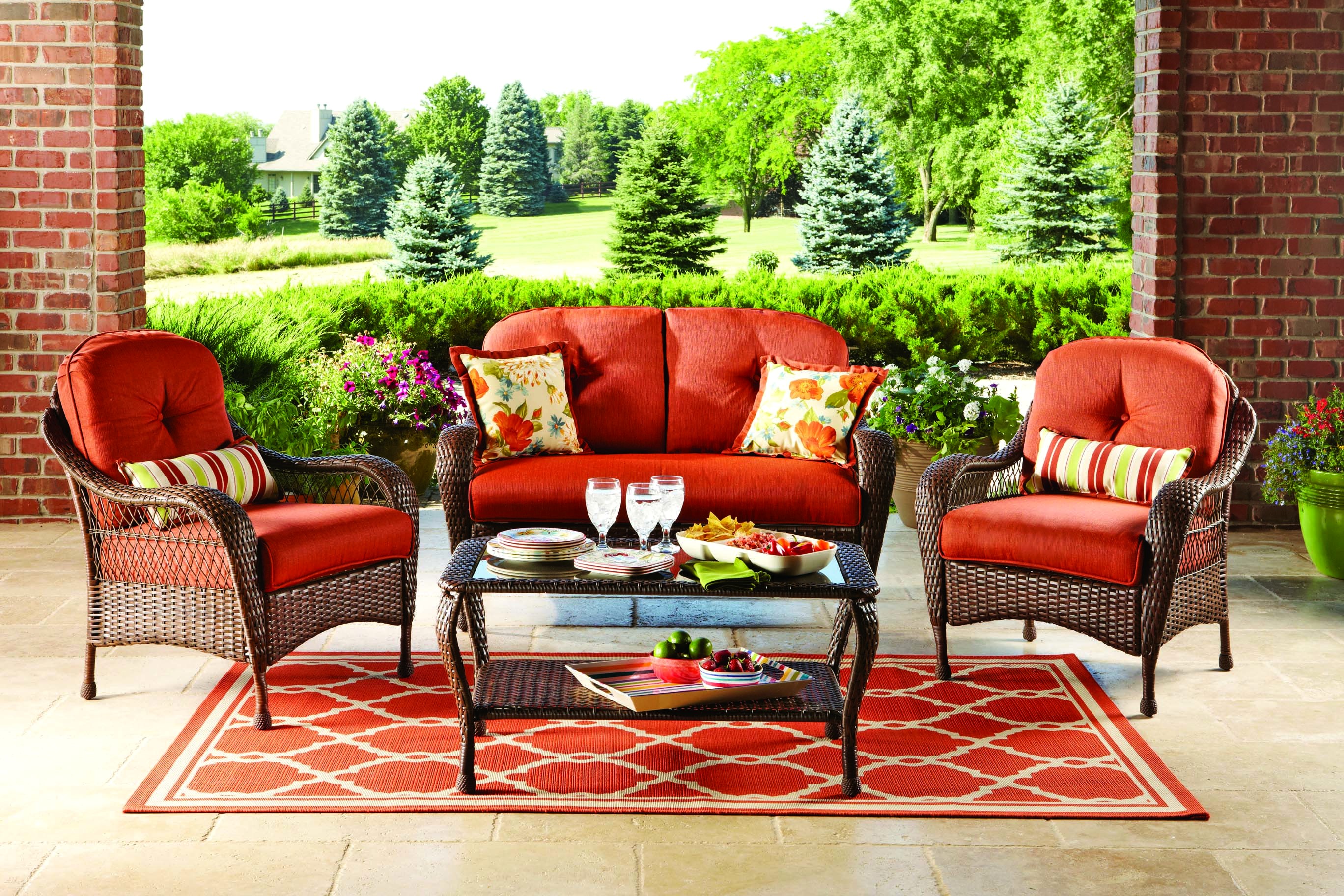 Deck Furniture Layout Fresh Better Homes And Gardens Azalea Ridge 4 ...