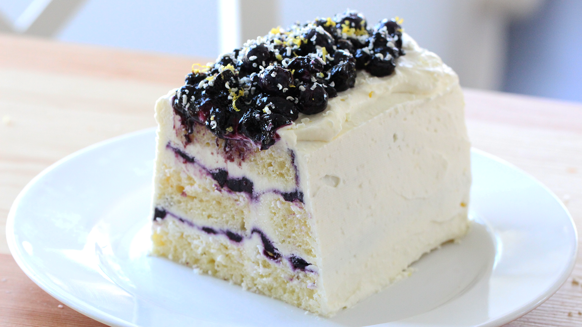Blueberry Lemon Icebox Cake ~ Recipe | Tastemade