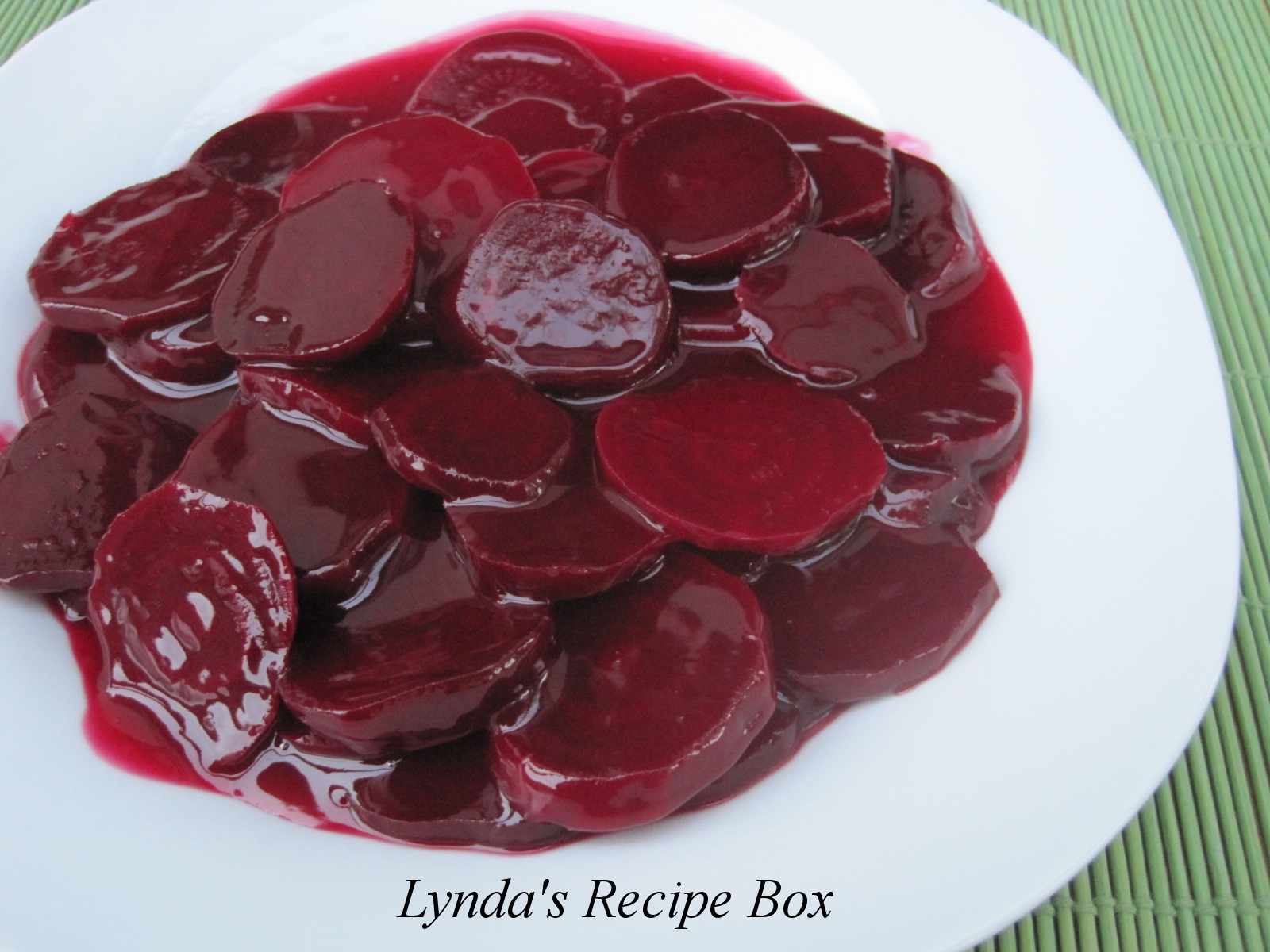Lynda's Recipe Box: How To Make Fresh Harvard Beets