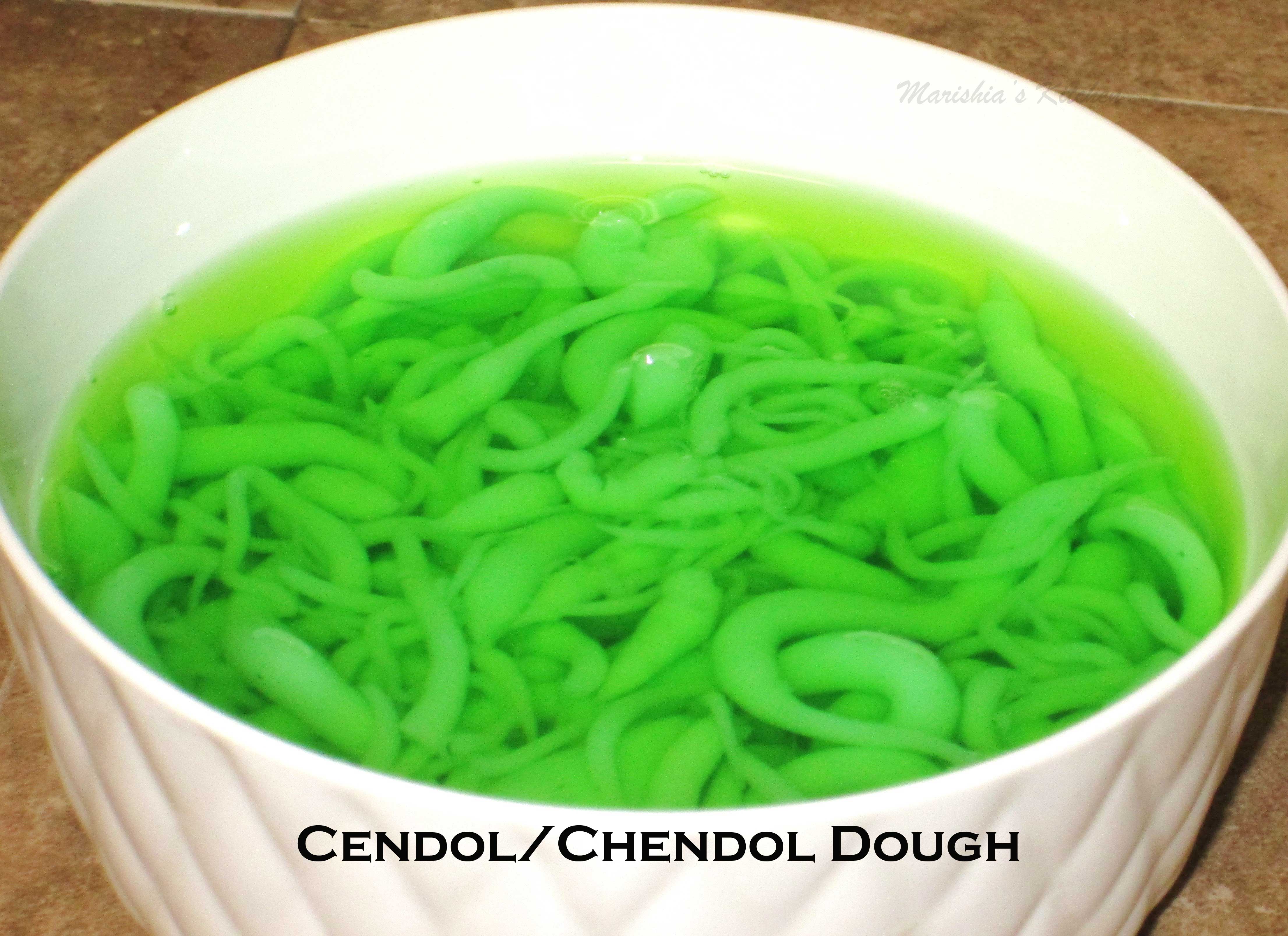 Cendol/Chendol Dough | Marishia's Kreative Kitchen