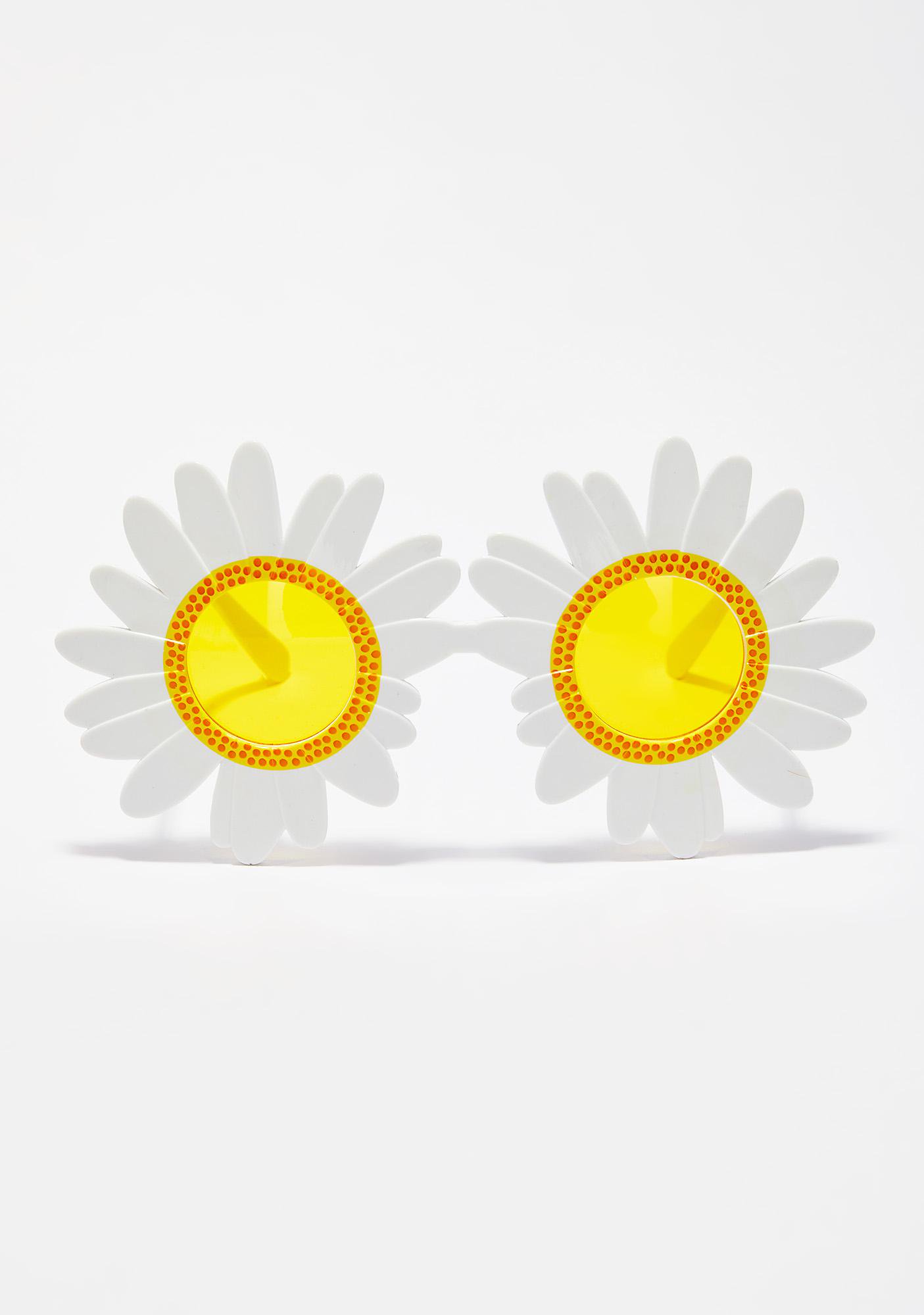 Daisy Yellow Sunglasses | Dolls Kill