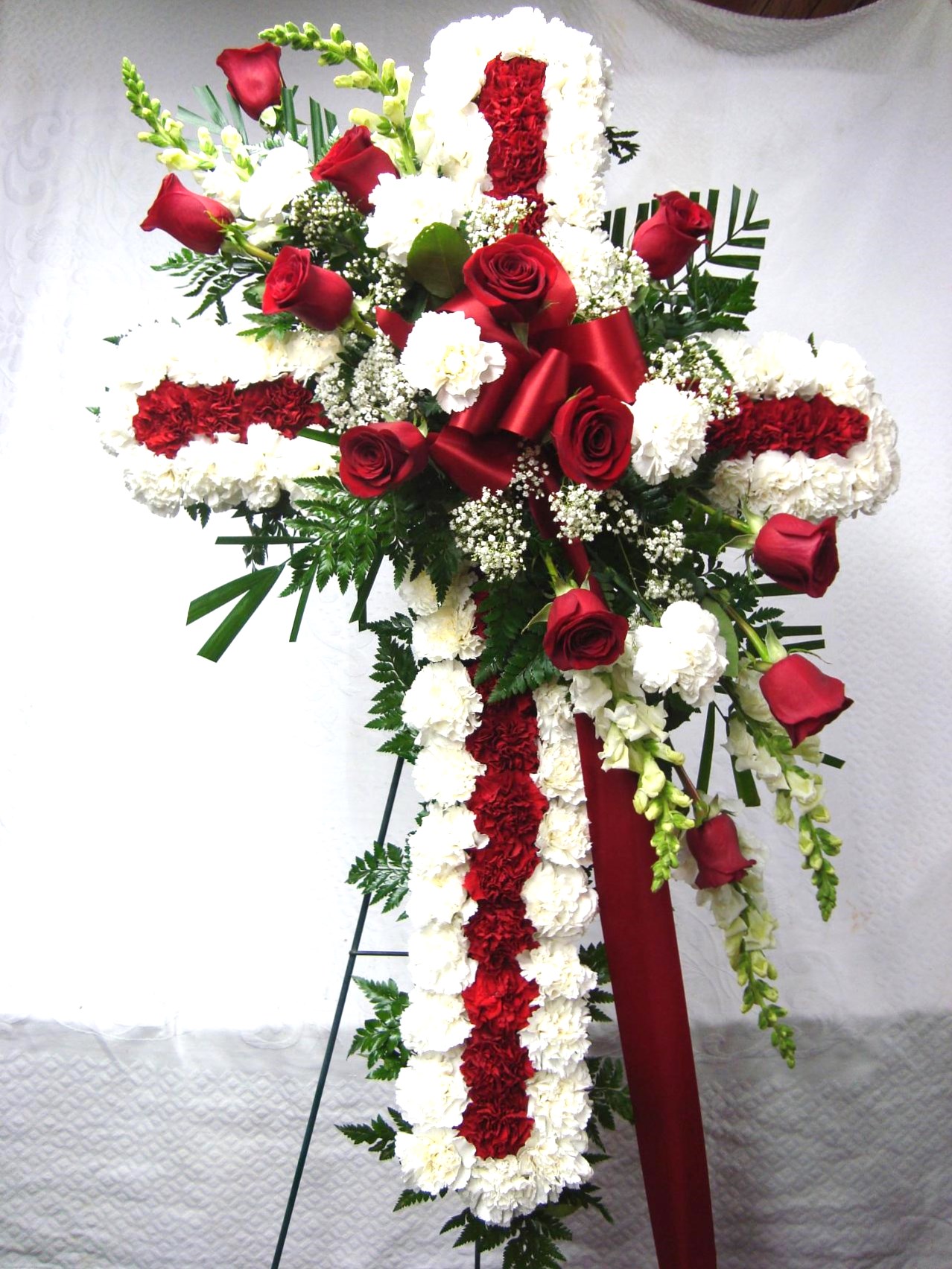 Fresh Flower Cross 30 inch - National Floral Design