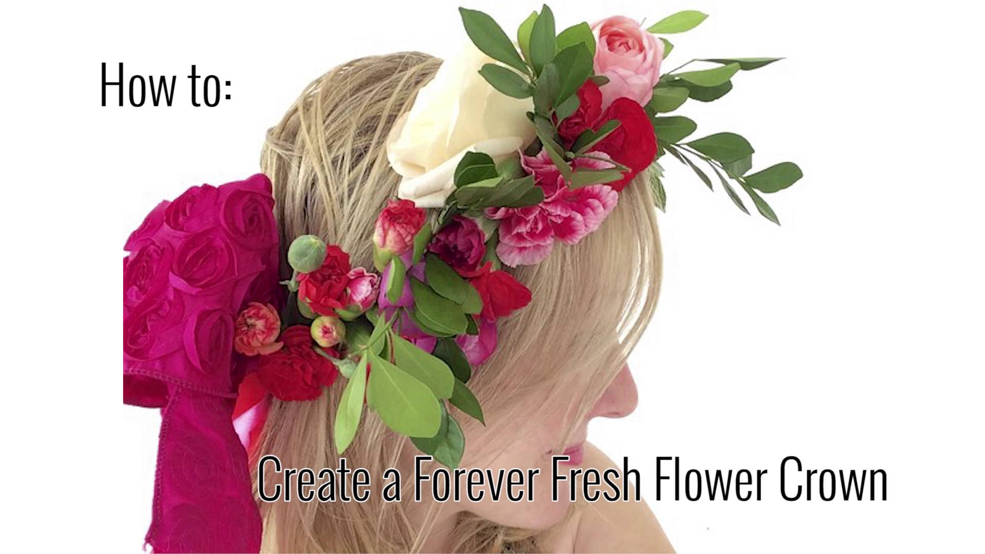 How To: Make a Forever Fresh Flower Crown - YouTube