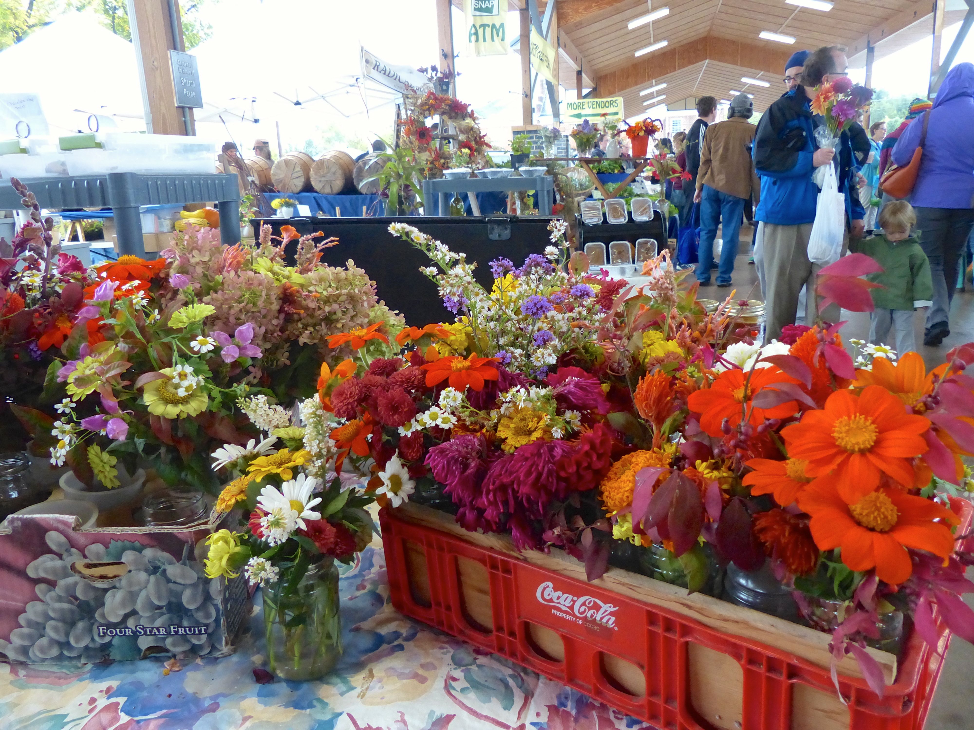 Packed Suitcase | Farmers Market- fresh flower
