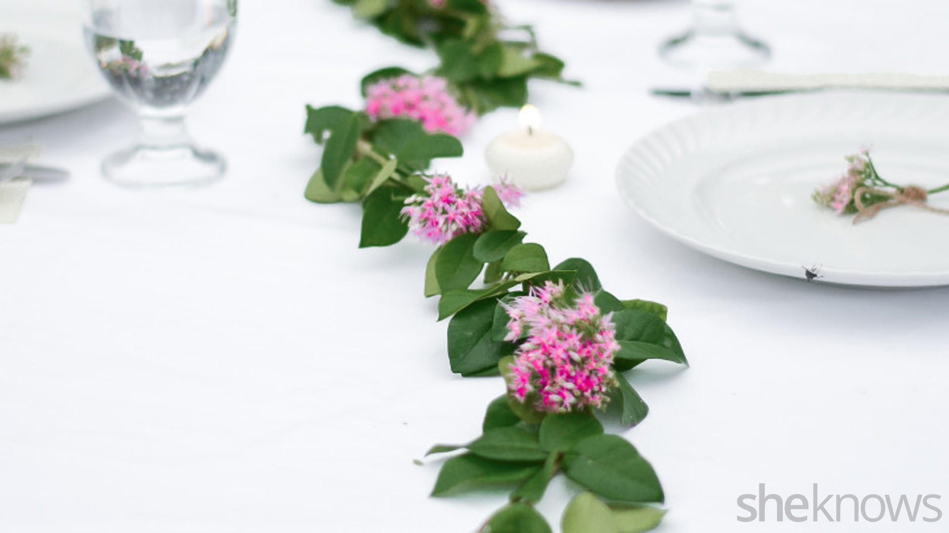 How to make a fresh flower garland in just 30 minutes