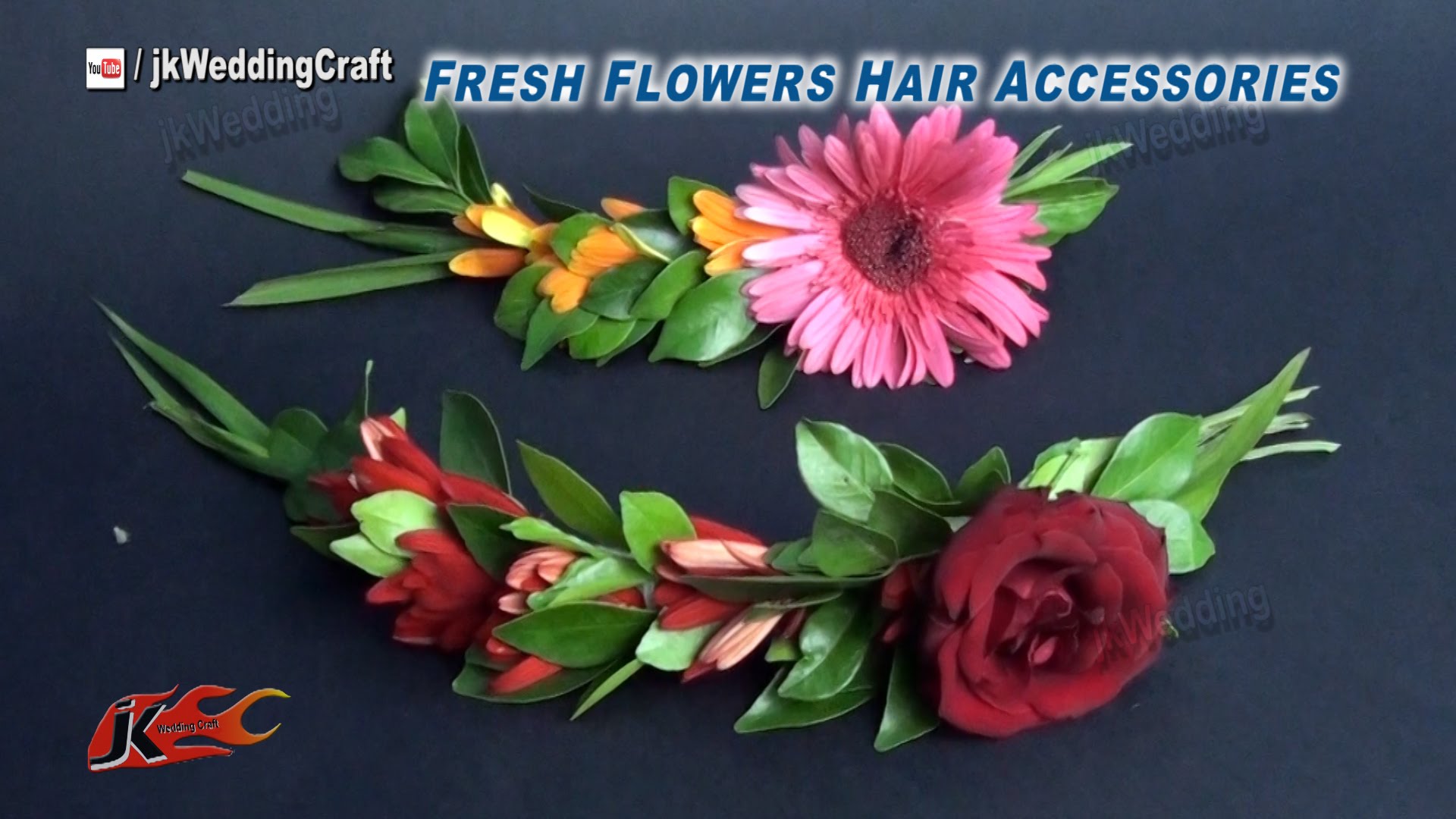 DIY How to Make a fresh Flower Hair Accessories | JK Wedding ...