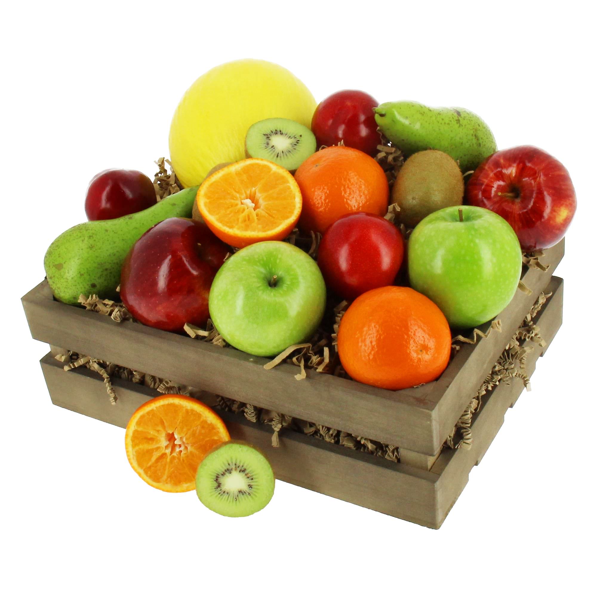 Classic Fresh Fruit Wooden Gift Tray - My Gift Hampers