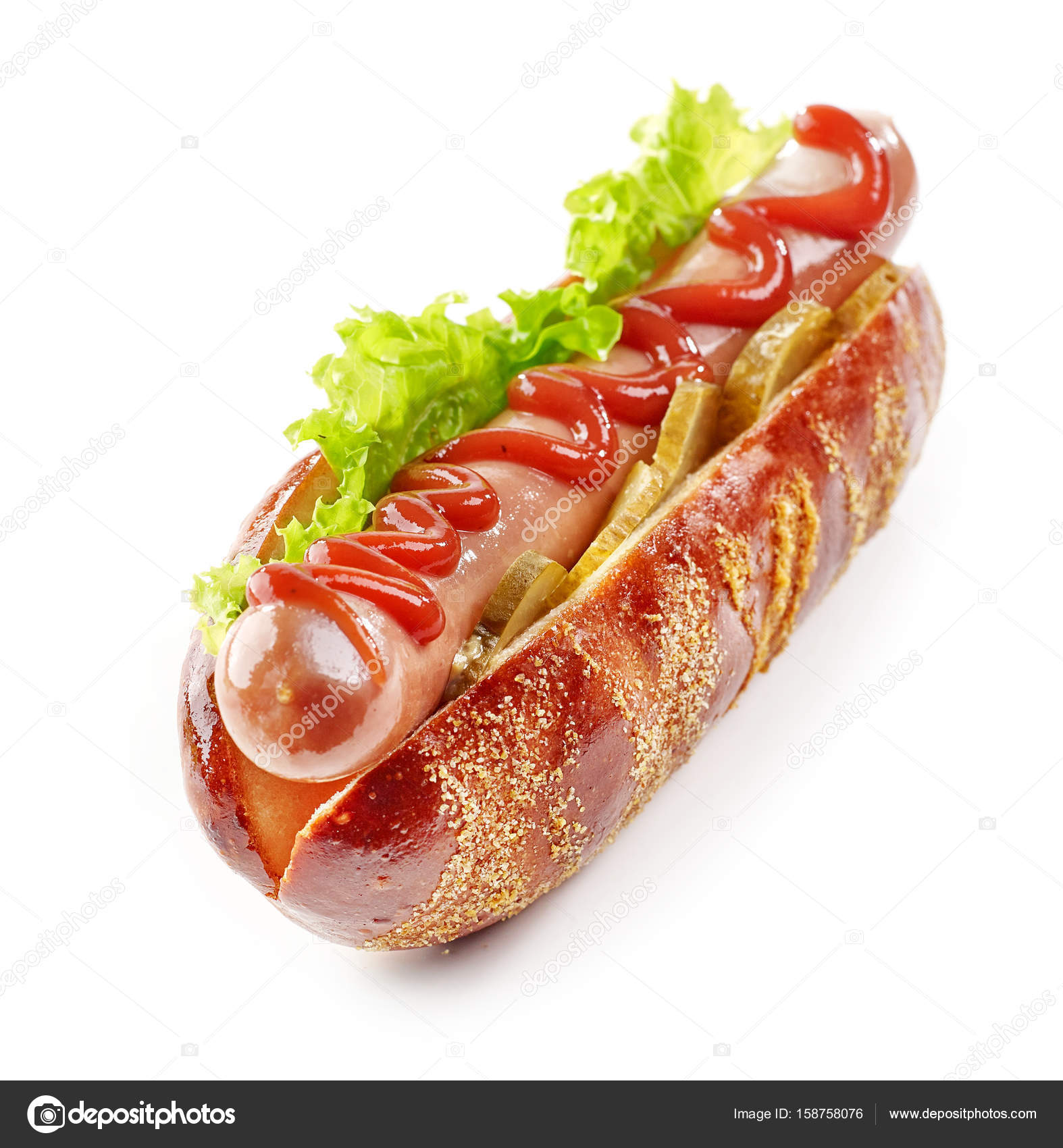 fresh tasty hot dog — Stock Photo © zmaris #158758076